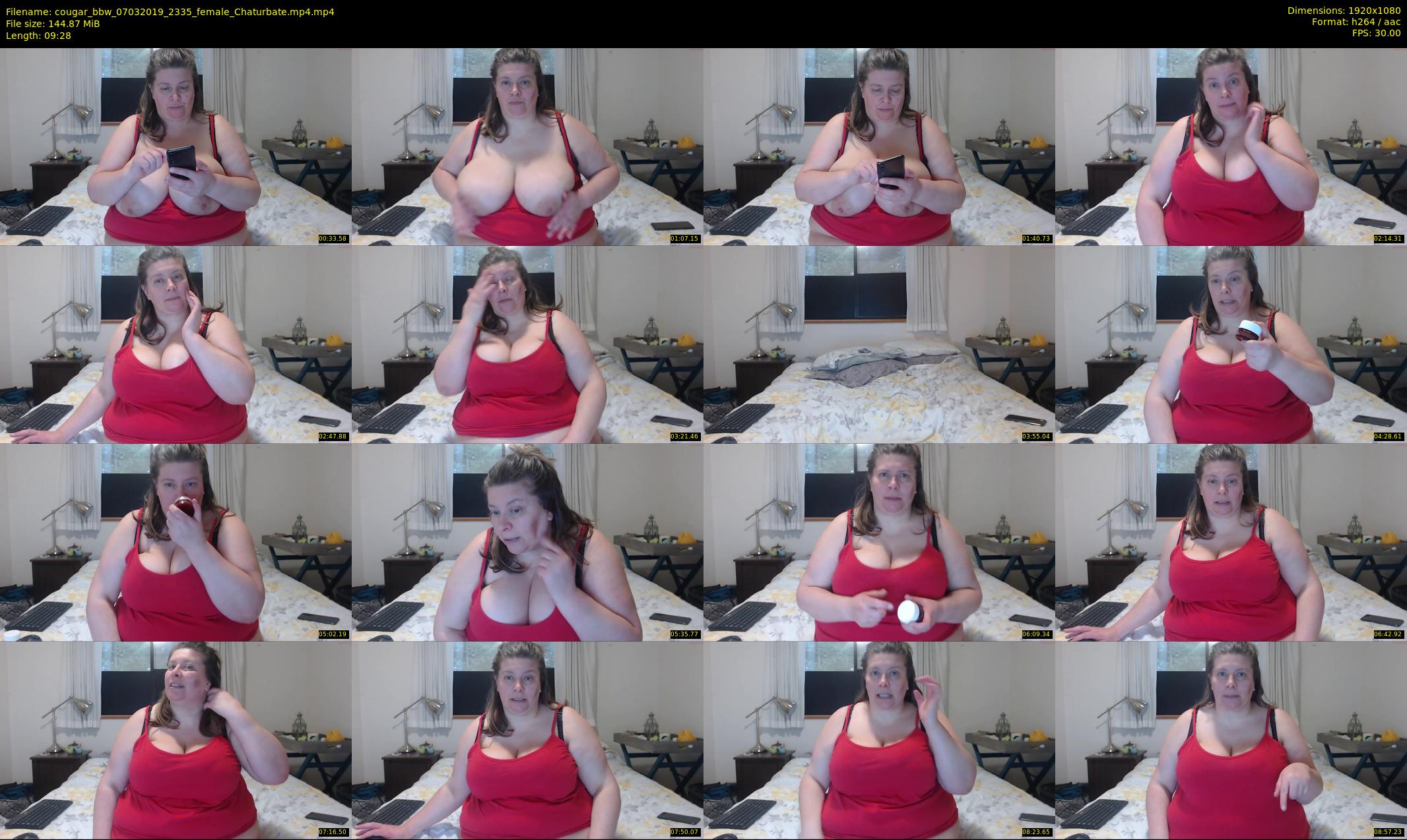 cougar_bbw — 10 minute Chaturbate female cam show recording, 1080p, Mar 7, 2019