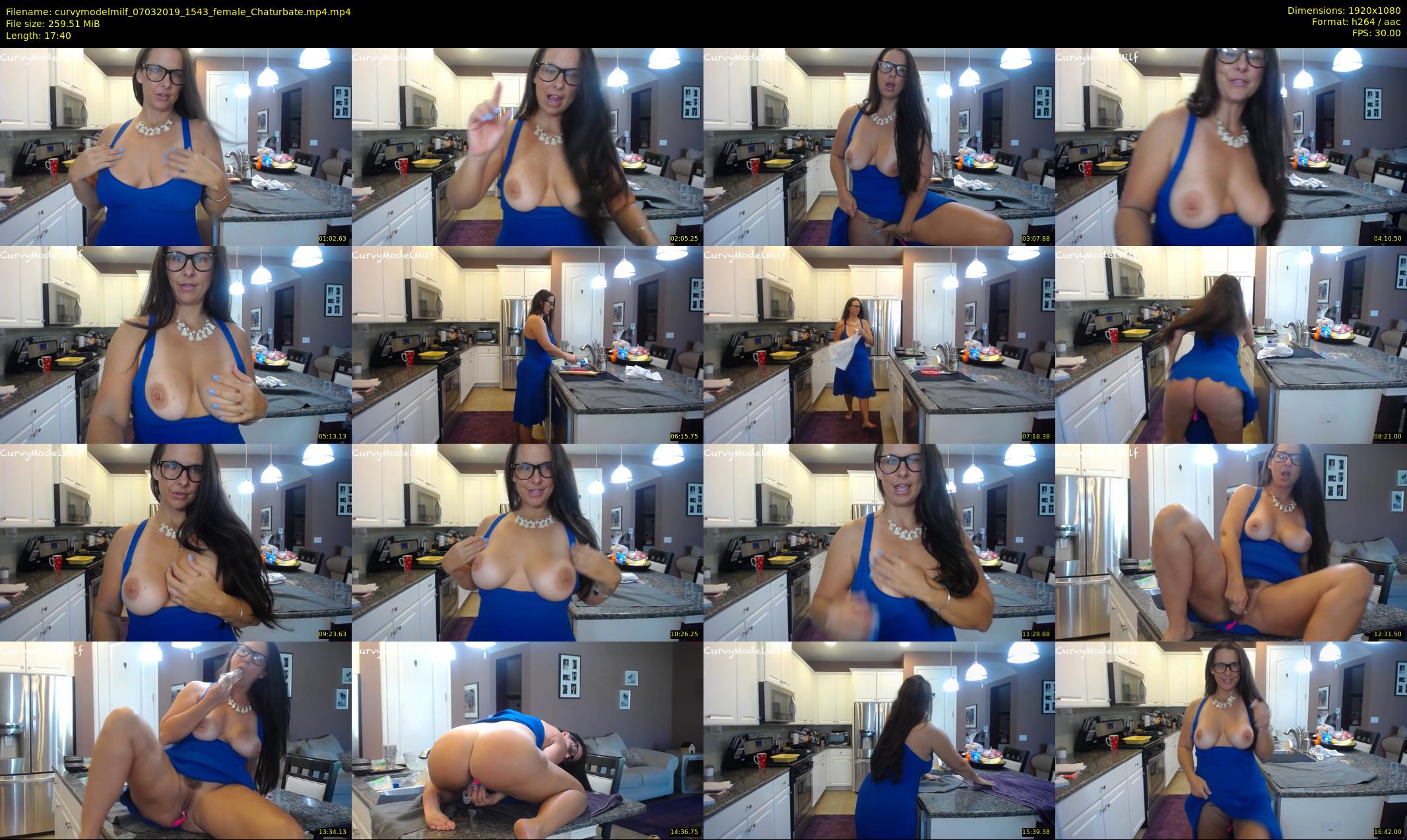 curvymodelmilf — 18 minute Chaturbate female cam show recording, 1080p, Mar 7, 2019