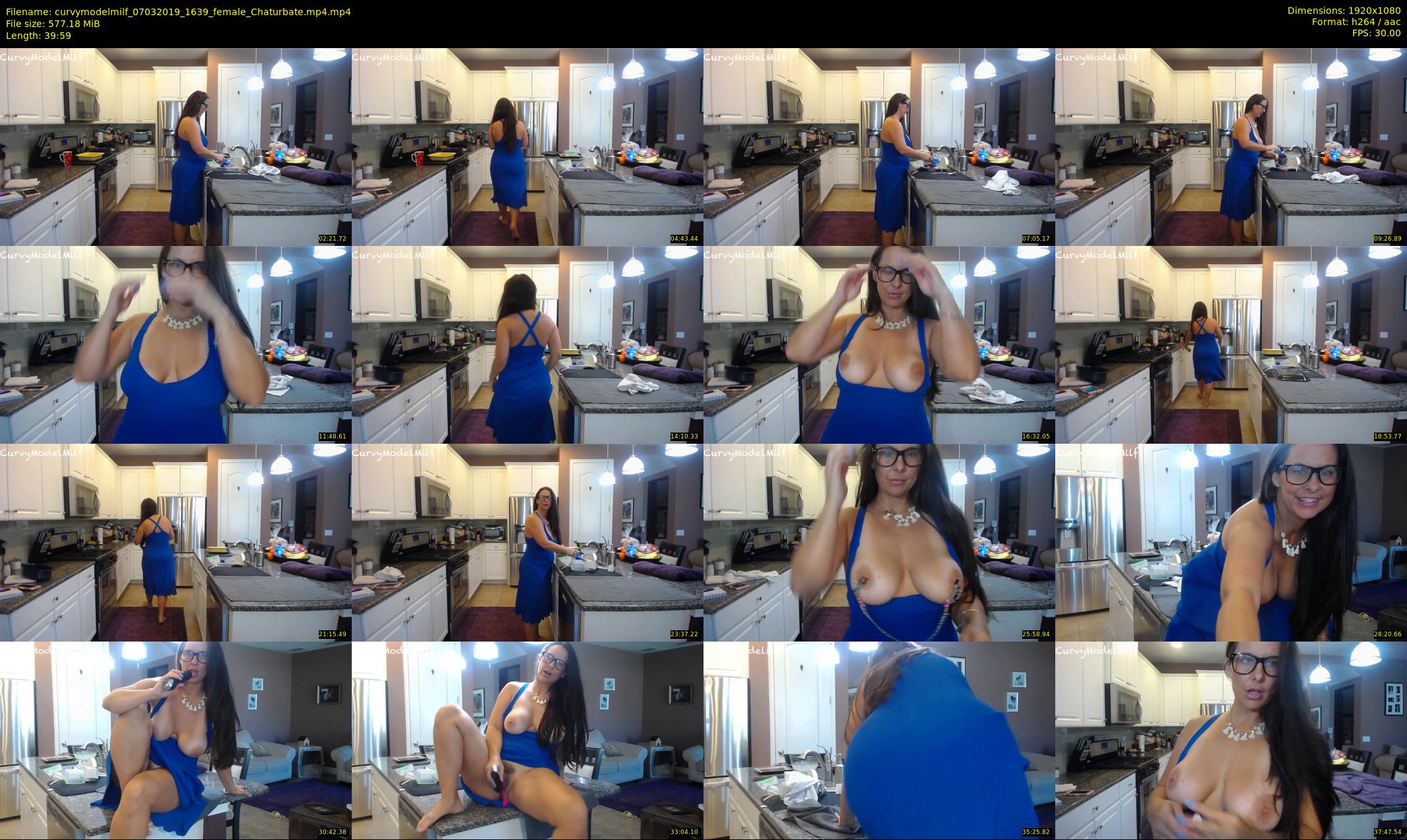 curvymodelmilf — 40 minute Chaturbate female cam show recording, 1080p, Mar 7, 2019