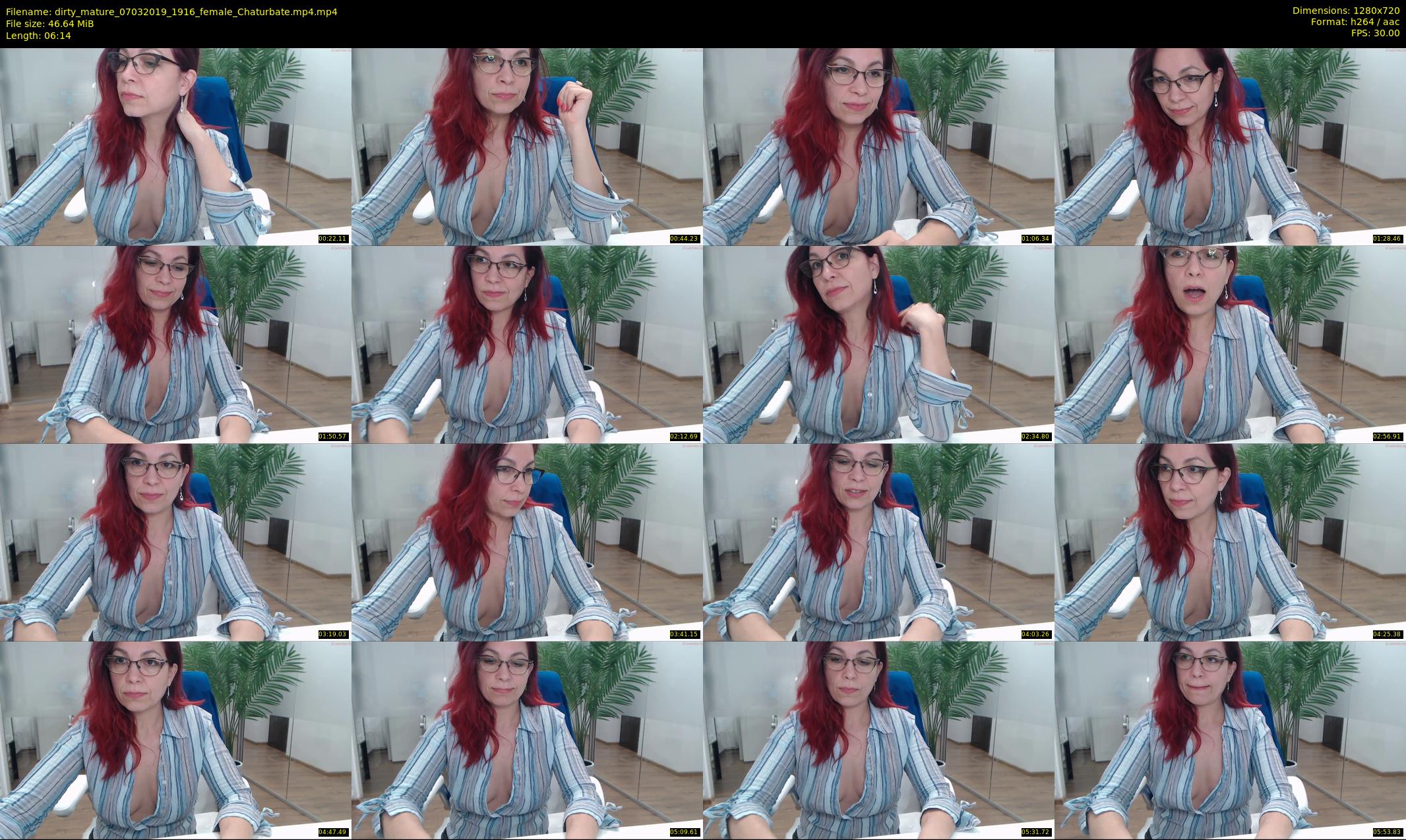 dirty_mature — 7 minute Chaturbate female cam show recording, 720p, Mar 7, 2019