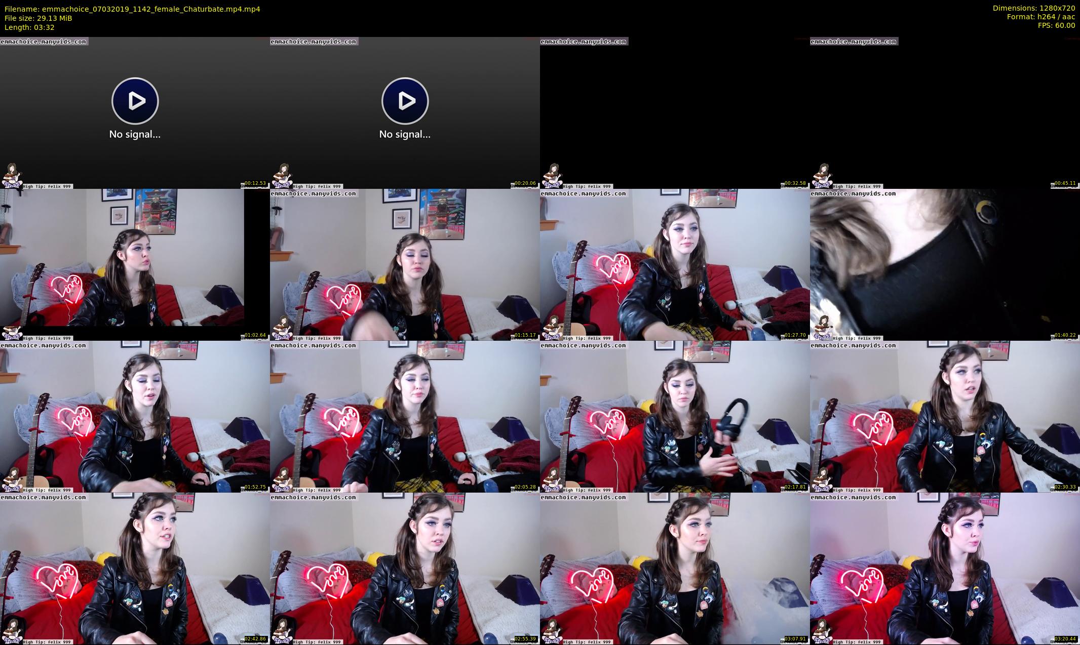 emmachoice — 4 minute Chaturbate female cam show recording, 720p, Mar 7, 2019