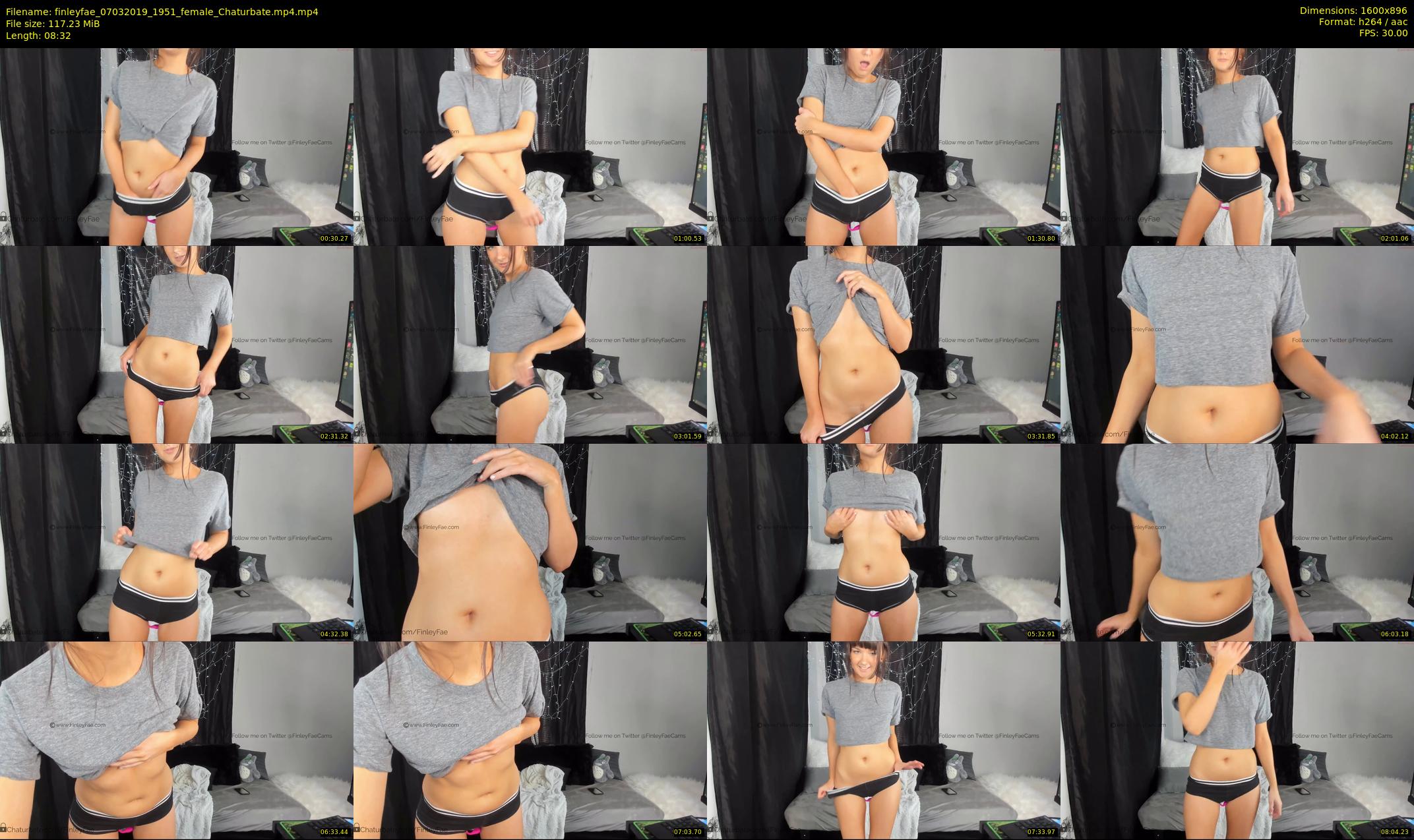 finleyfae — 9 minute Chaturbate female cam show recording, 720p, Mar 7, 2019