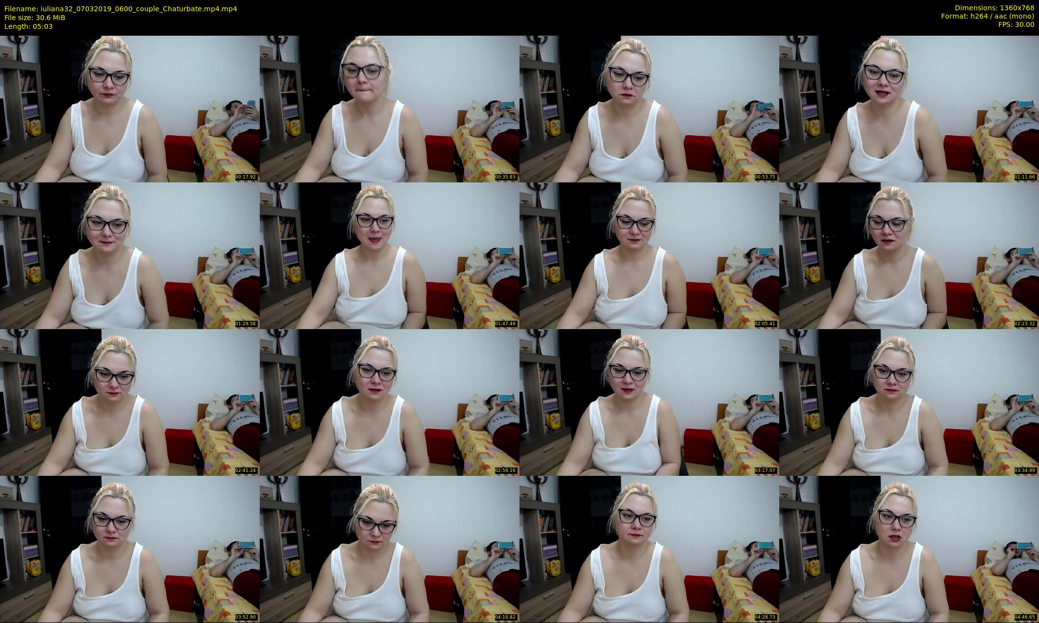 iuliana32 — 6 minute Chaturbate couple cam show recording, 720p, Mar 7, 2019