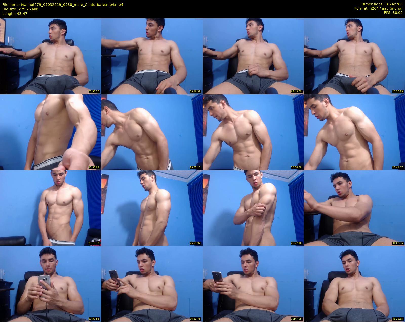 ivanhot279 — 44 minute Chaturbate male cam show recording, 720p, Mar 7, 2019