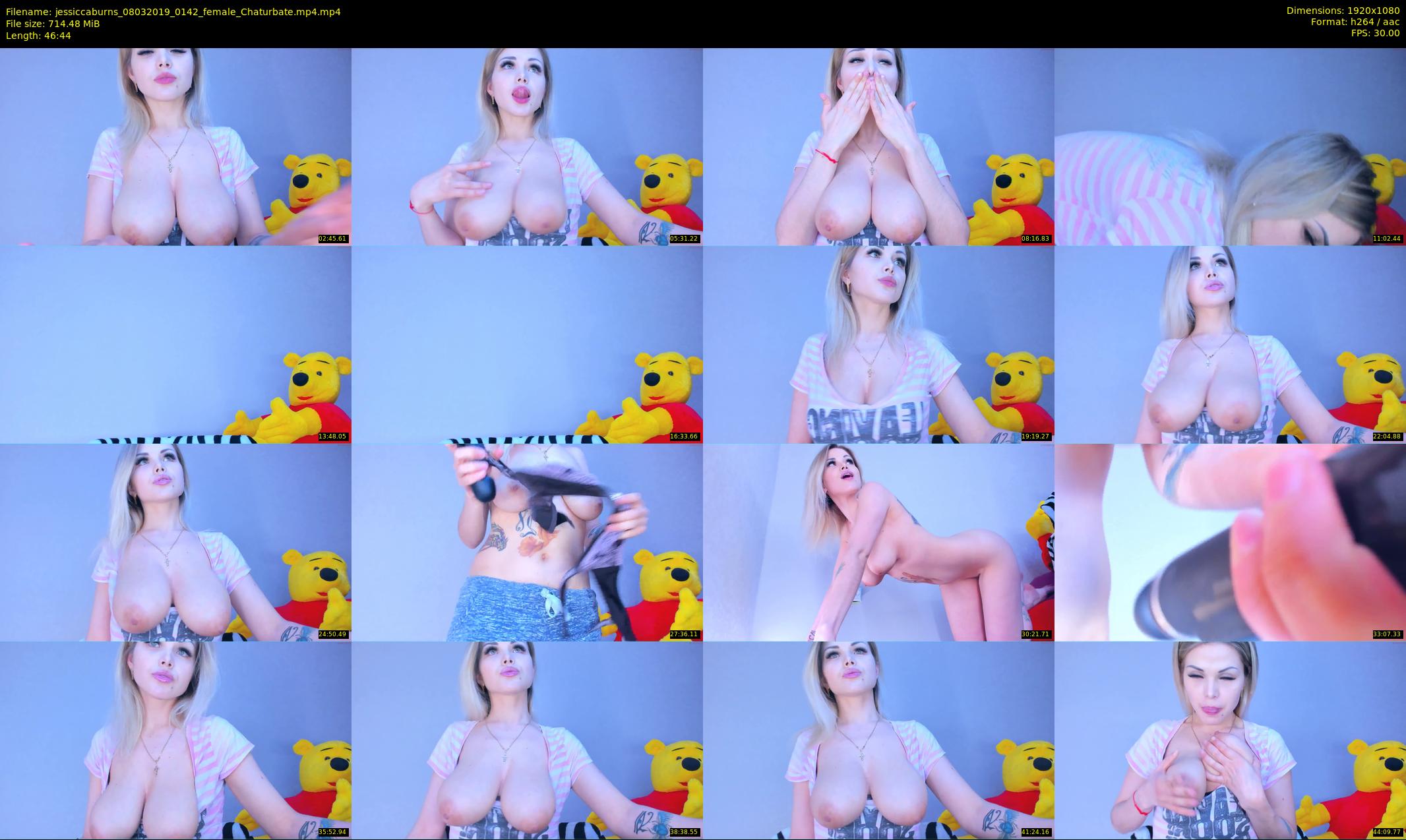 jessiccaburns — 47 minute Chaturbate female cam show recording, 1080p, Mar 8, 2019