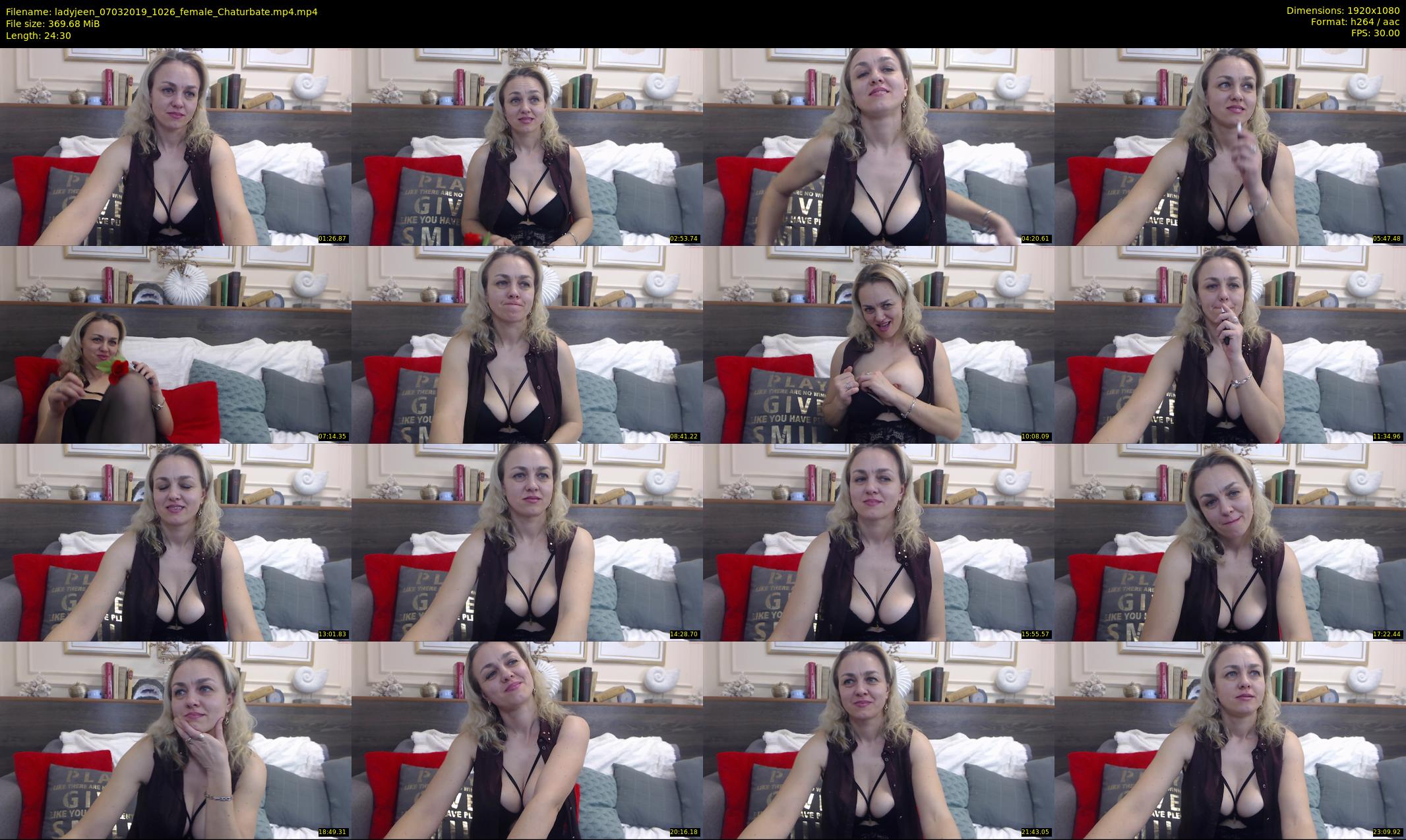 ladyjeen — 25 minute Chaturbate female cam show recording, 1080p, Mar 7, 2019