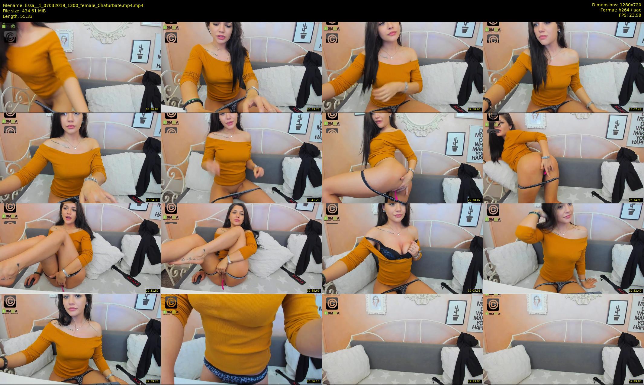 lissa__1 — 56 minute Chaturbate female cam show recording, 720p, Mar 7, 2019