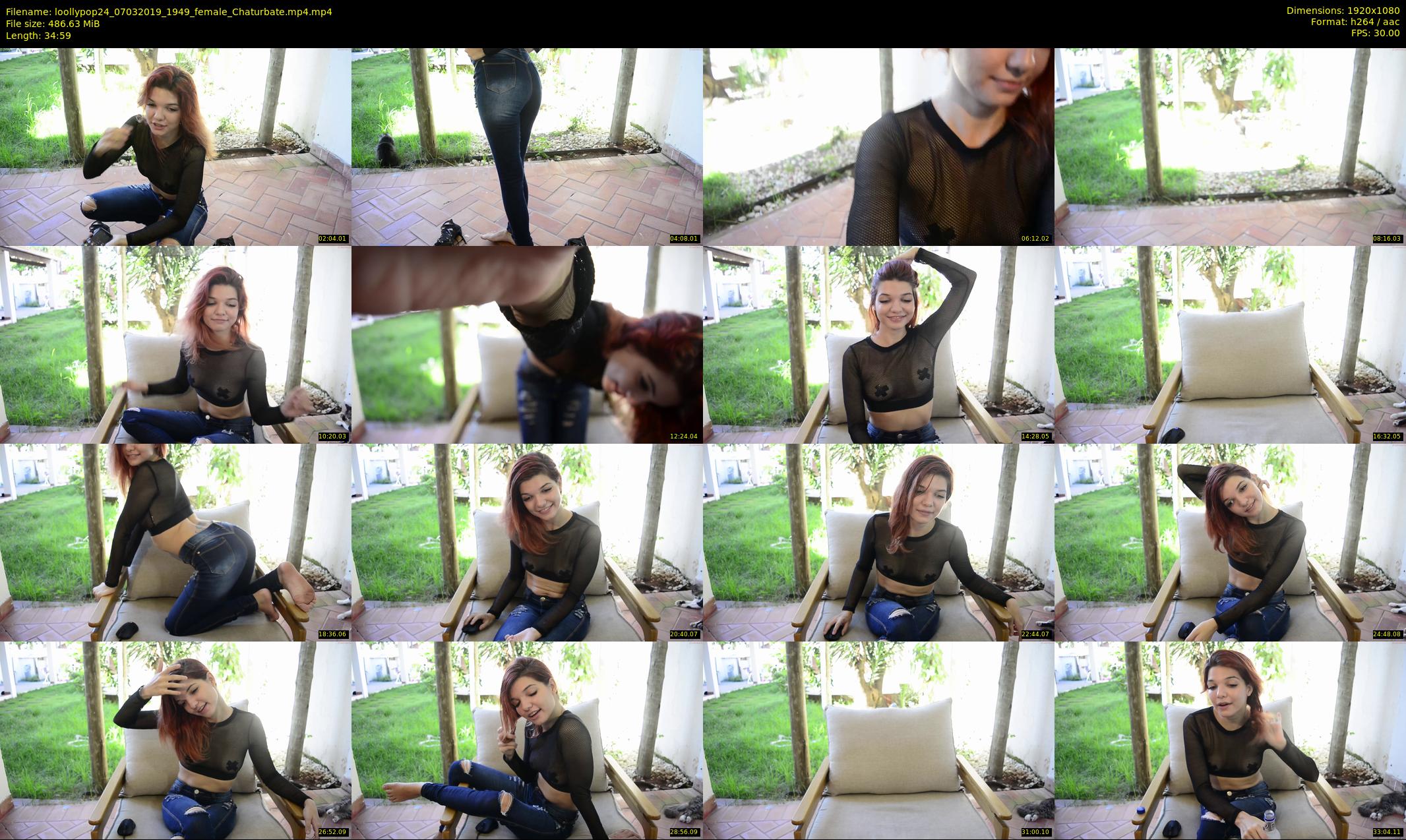 loollypop24 — 35 minute Chaturbate female cam show recording, 1080p, Mar 7, 2019