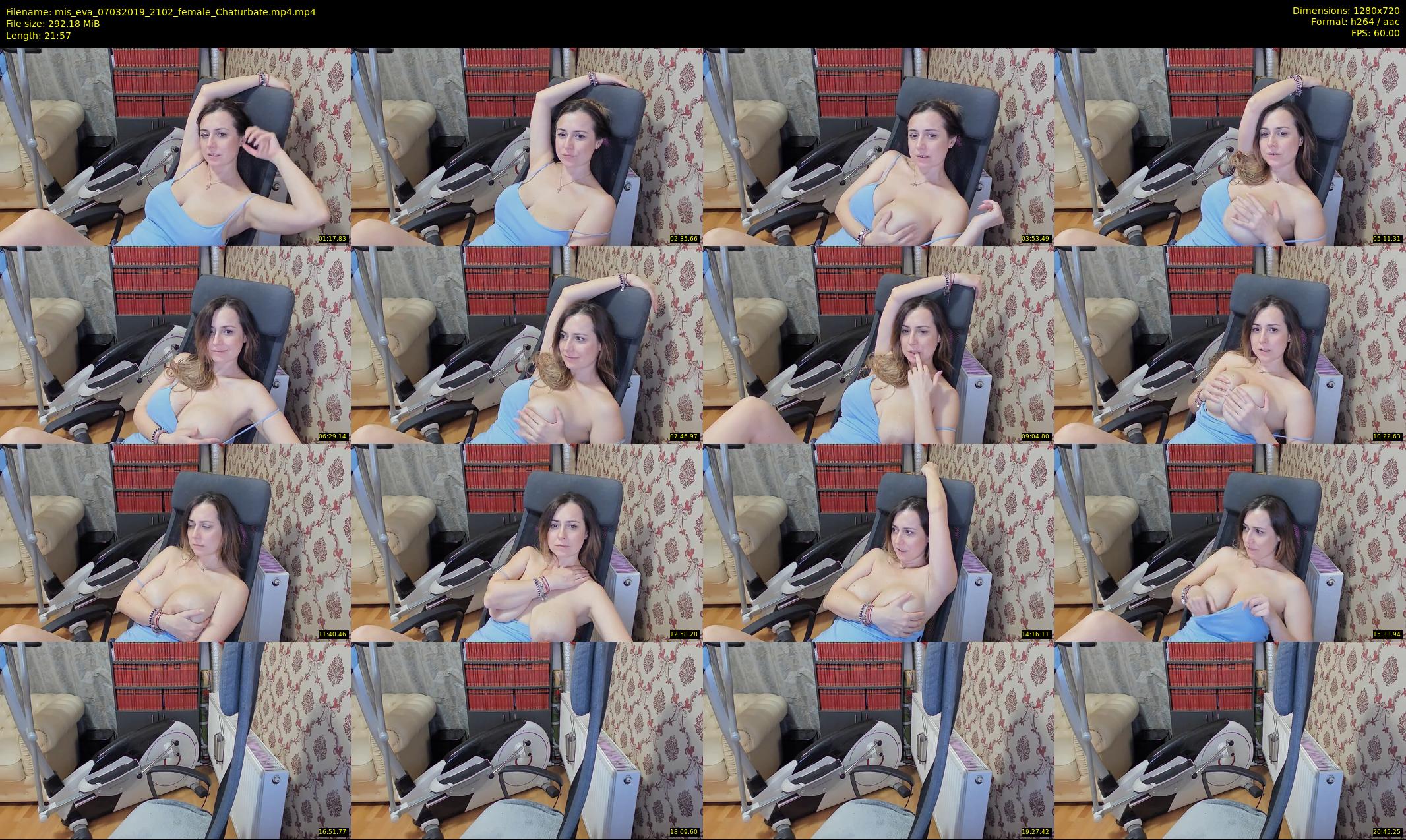 mis_eva — 22 minute Chaturbate female cam show recording, 720p, Mar 7, 2019