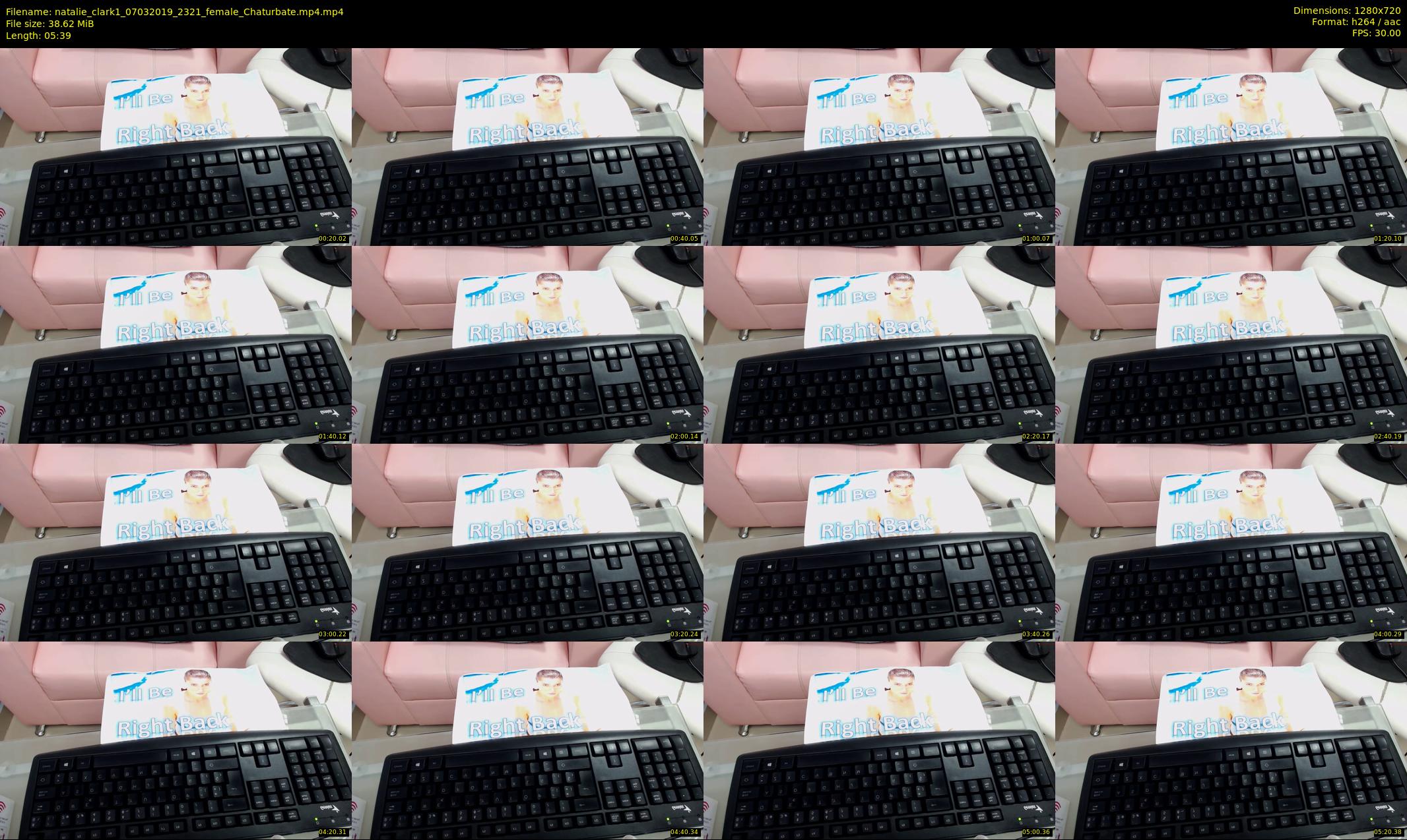 natalie_clark1 — 6 minute Chaturbate female cam show recording, 720p, Mar 7, 2019