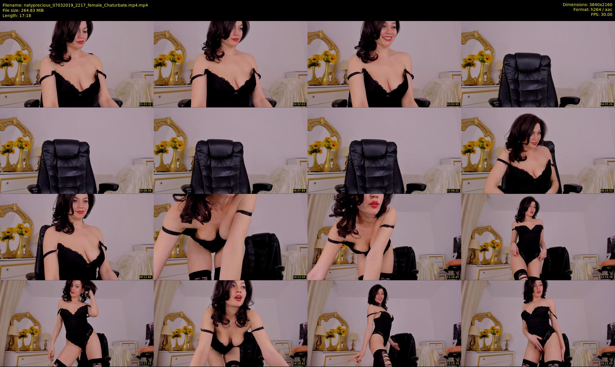 natyprecious — 18 minute Chaturbate female cam show recording, 4K, Mar 7, 2019