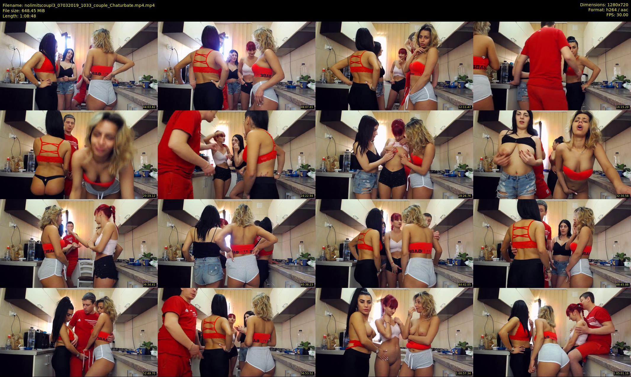 nolimitscoupl3 — 69 minute Chaturbate couple cam show recording, 720p, Mar 7, 2019