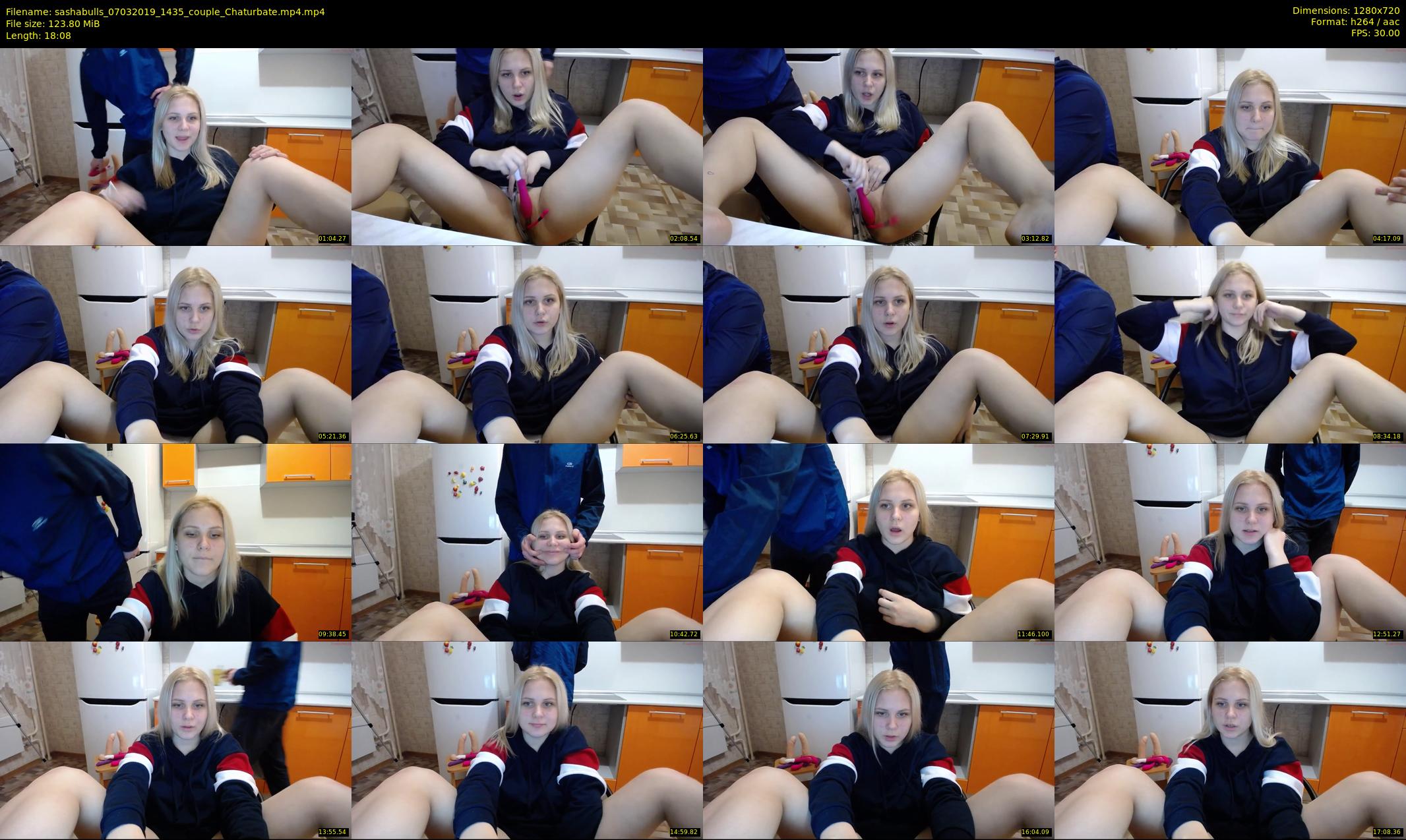 sashabulls — 19 minute Chaturbate couple cam show recording, 720p, Mar 7, 2019