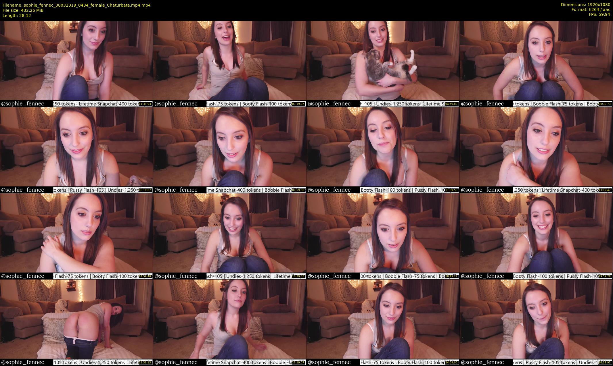 sophie_fennec — 29 minute Chaturbate female cam show recording, 1080p, Mar 8, 2019