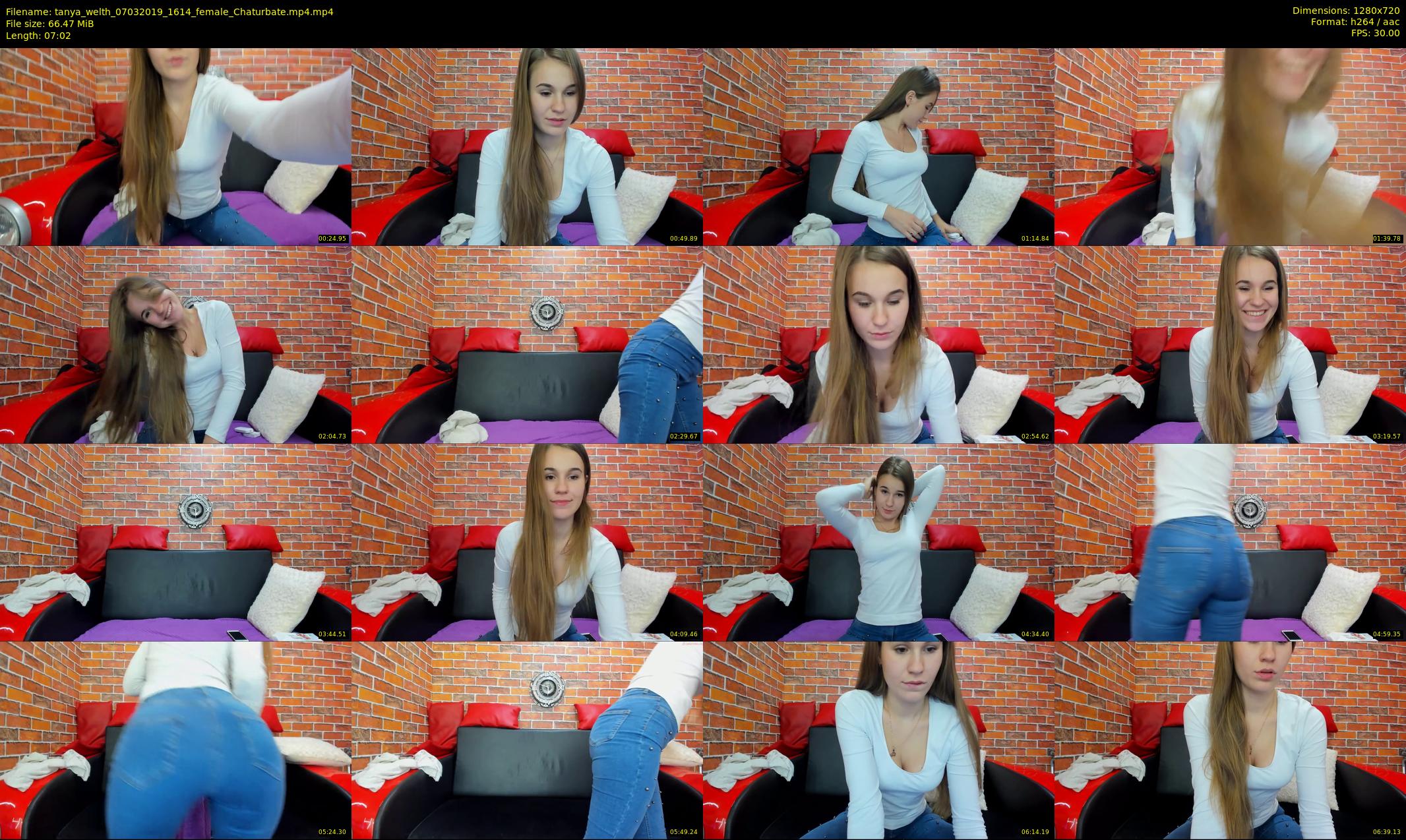 tanya_welth — 8 minute Chaturbate female cam show recording, 720p, Mar 7, 2019