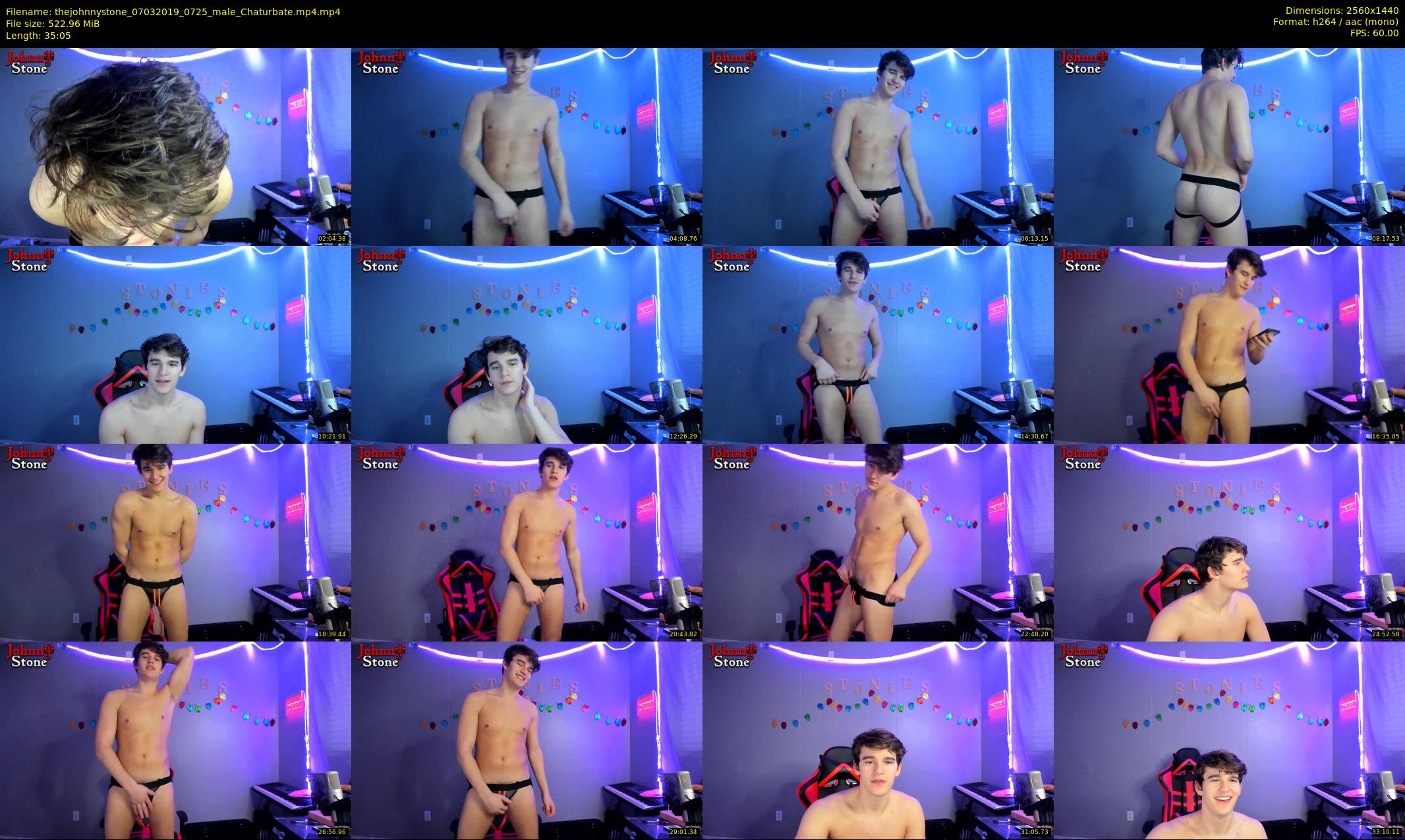 thejohnnystone — 36 minute Chaturbate male cam show recording, 1080p, Mar 7, 2019
