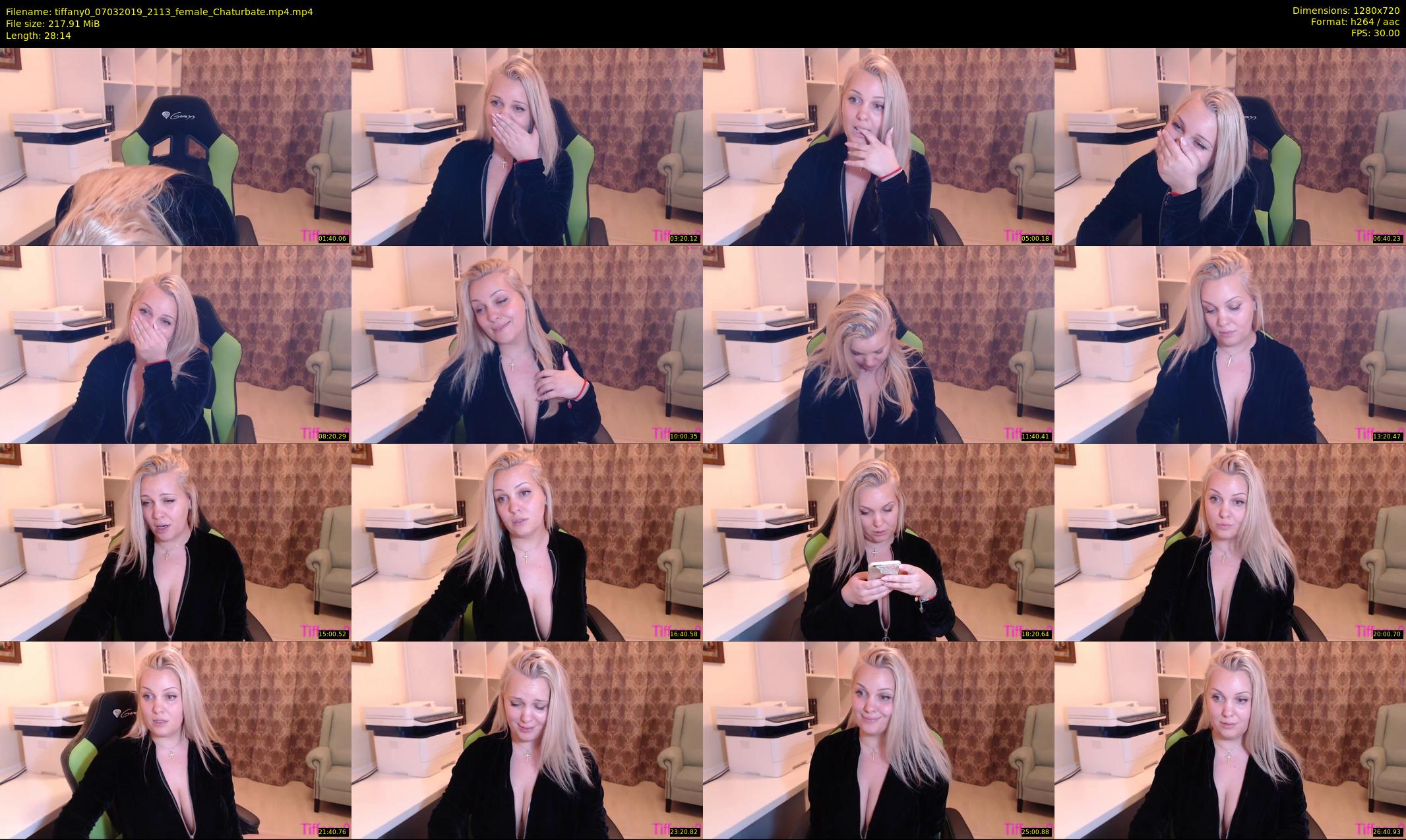 tiffany0 — 29 minute Chaturbate female cam show recording, 720p, Mar 7, 2019