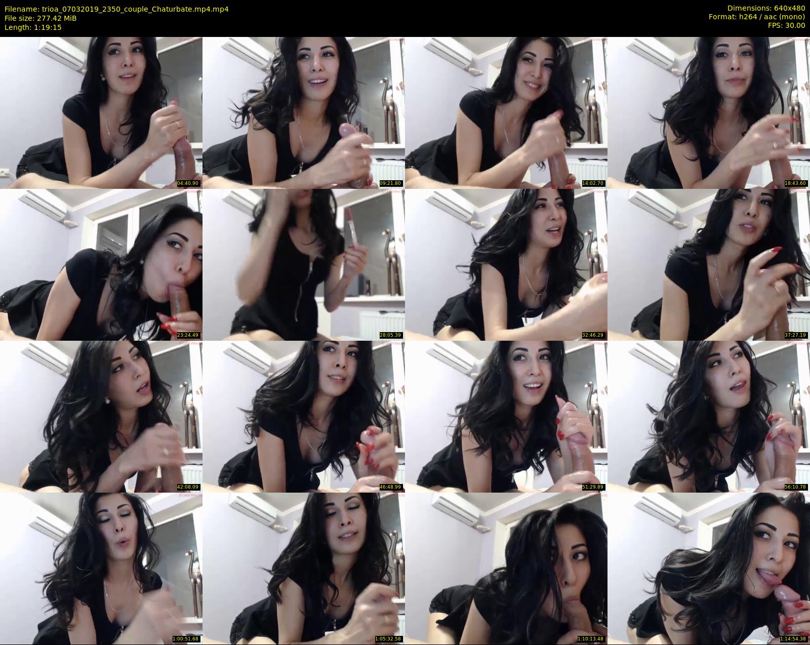trioa — 80 minute Chaturbate couple cam show recording, 480p, Mar 7, 2019