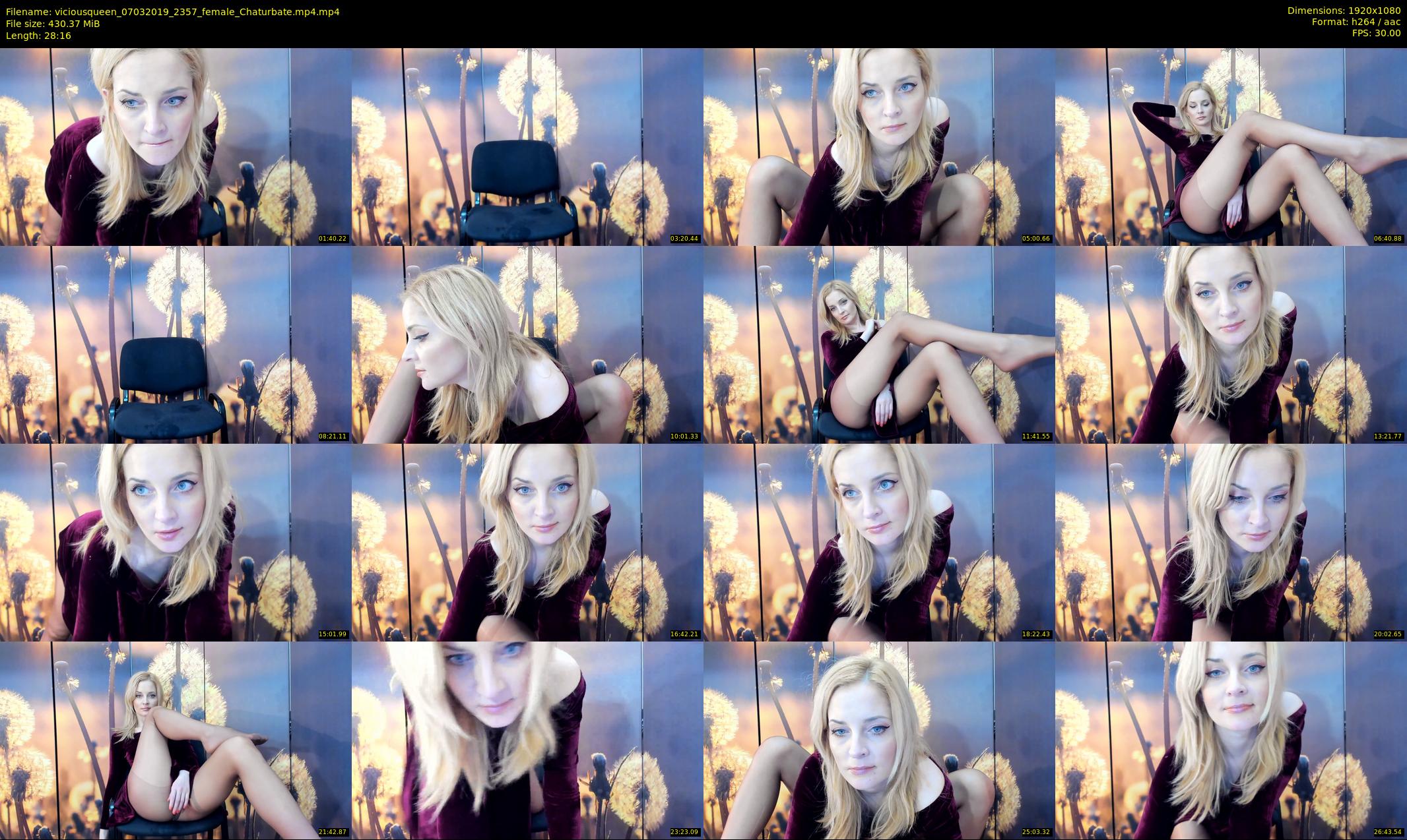 viciousqueen — 29 minute Chaturbate female cam show recording, 1080p, Mar 7, 2019