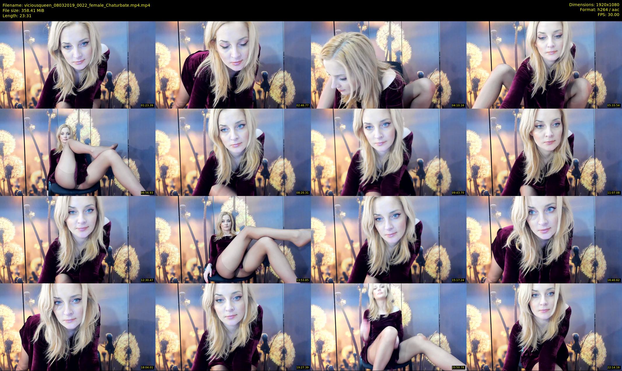 viciousqueen — 24 minute Chaturbate female cam show recording, 1080p, Mar 8, 2019