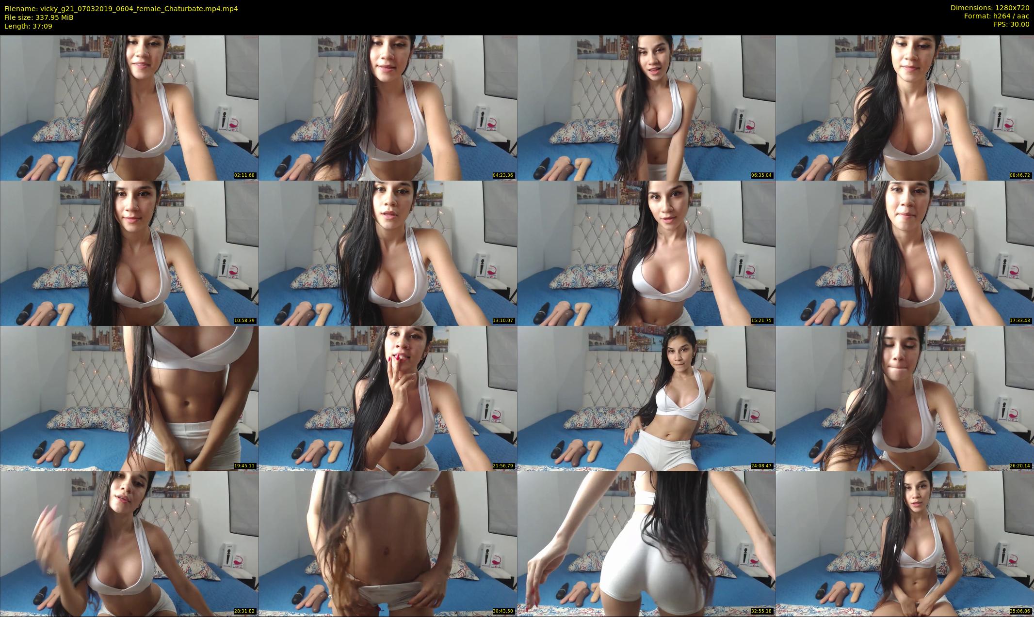 vicky_g21 — 38 minute Chaturbate female cam show recording, 720p, Mar 7, 2019