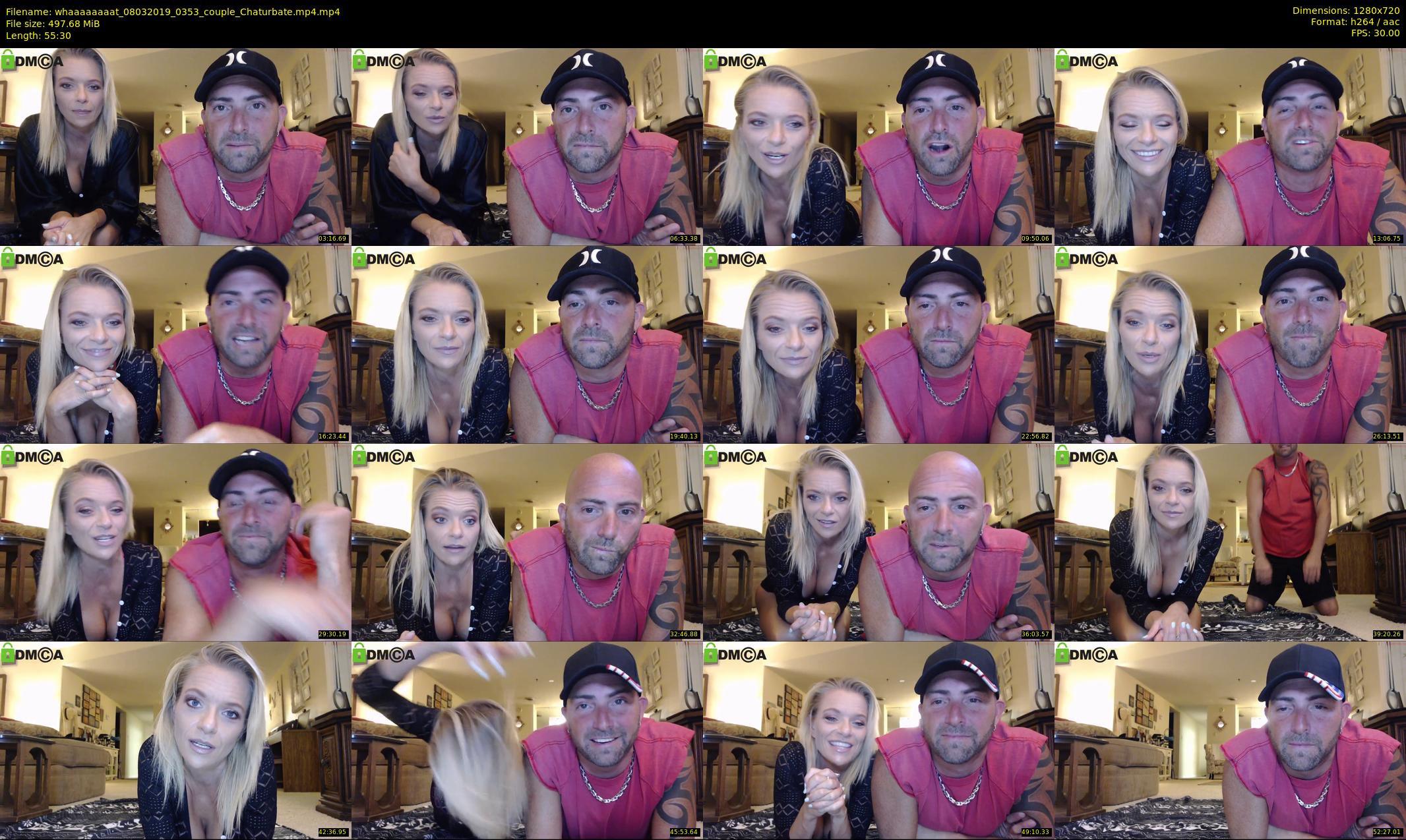 whaaaaaaaat — 56 minute Chaturbate couple cam show recording, 720p, Mar 8, 2019