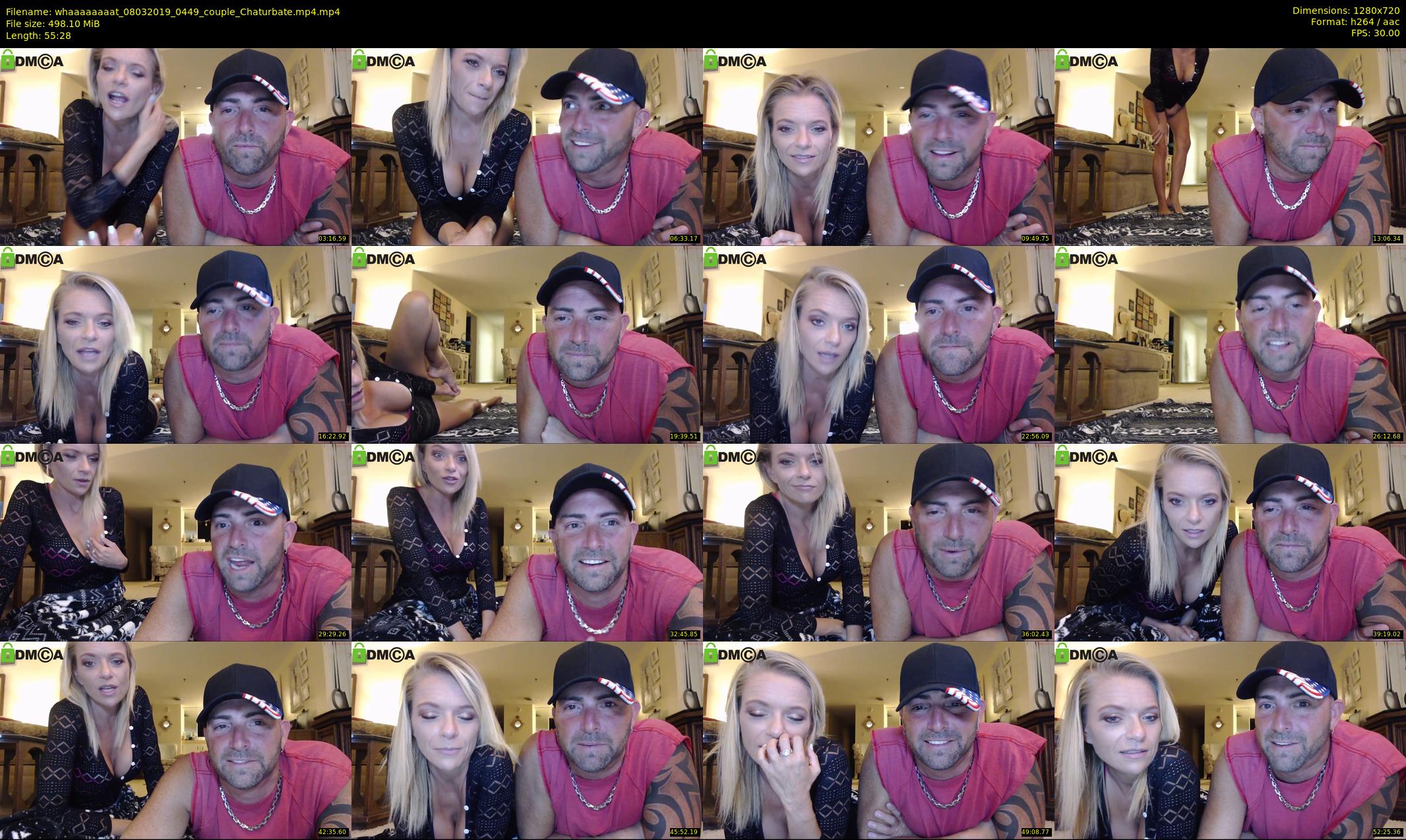 whaaaaaaaat — 56 minute Chaturbate couple cam show recording, 720p, Mar 8, 2019