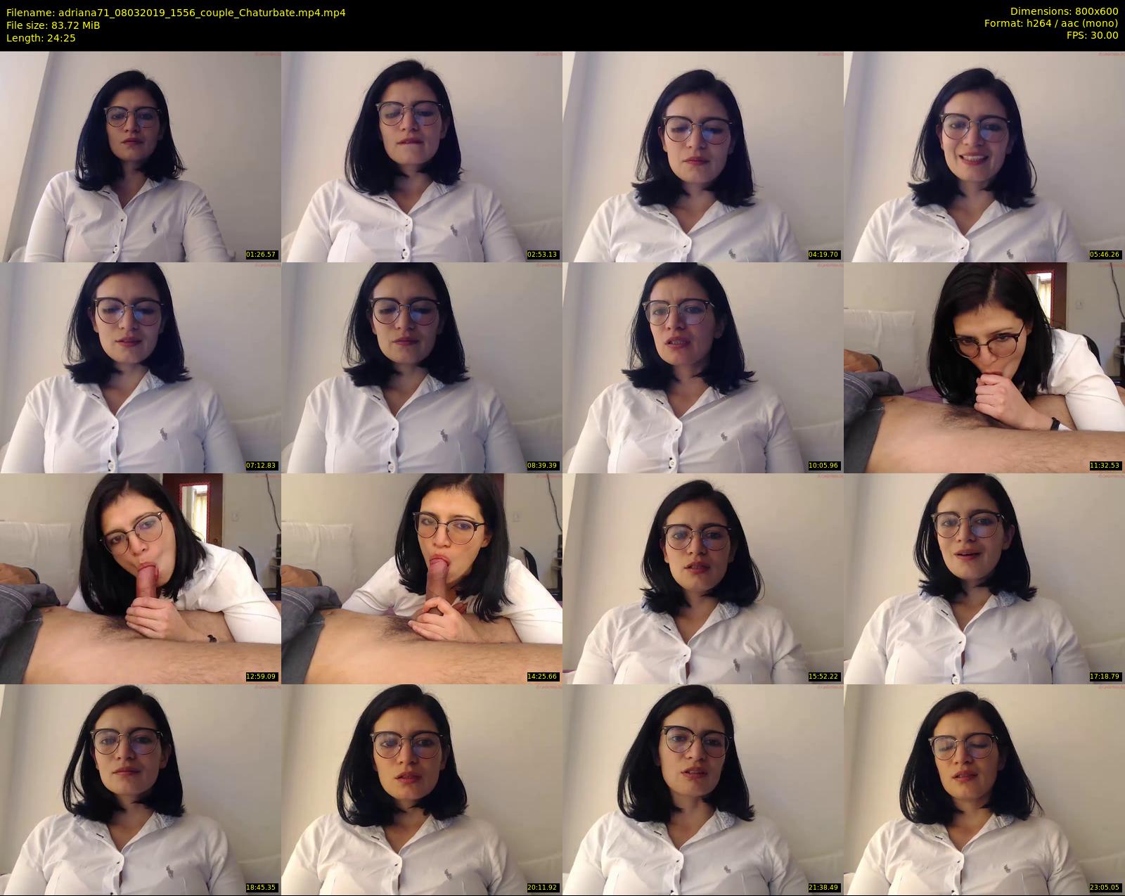 adriana71 — 25 minute Chaturbate couple cam show recording, 480p, Mar 8, 2019