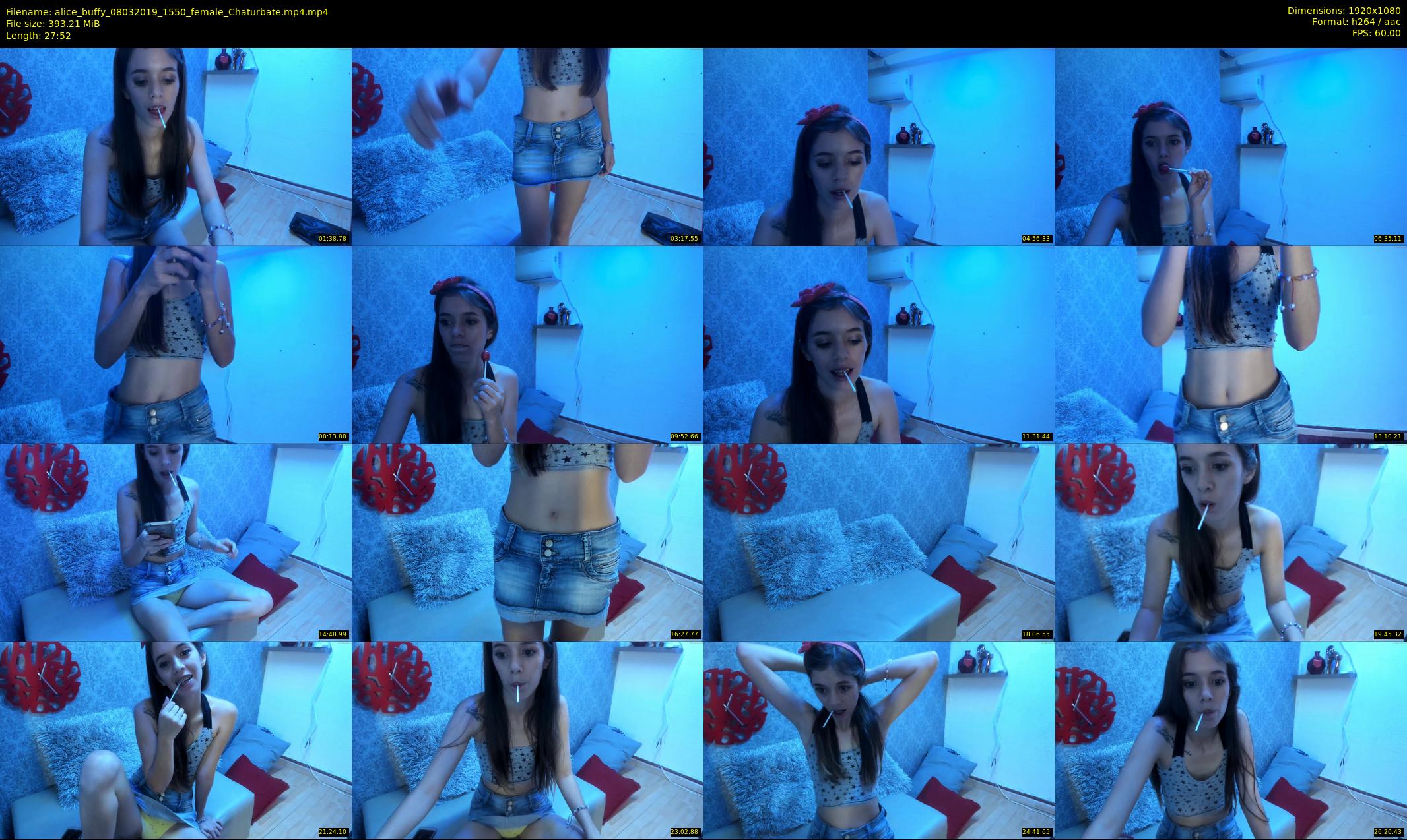 alice_buffy — 28 minute Chaturbate female cam show recording, 1080p, Mar 8, 2019