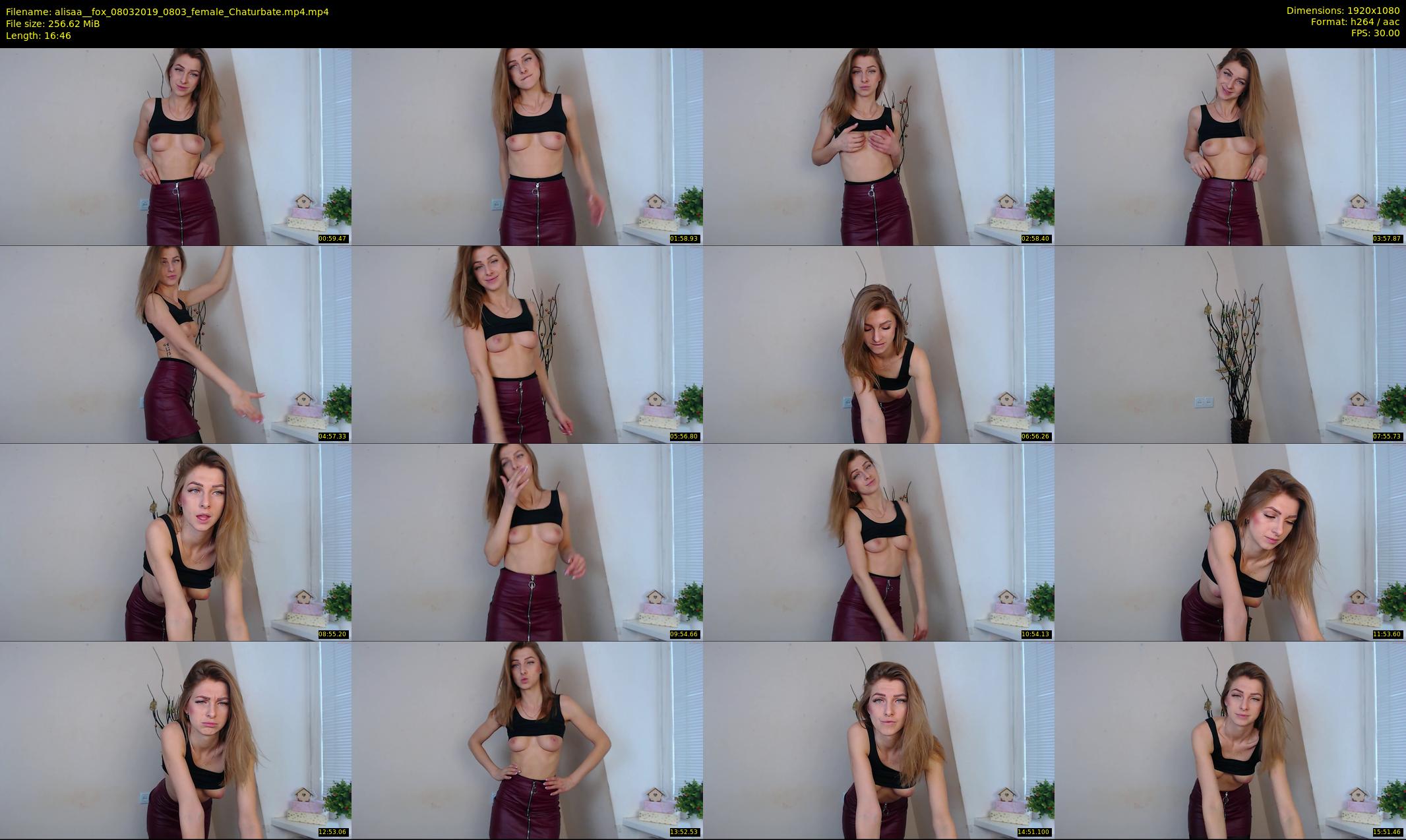 alisaa__fox — 17 minute Chaturbate female cam show recording, 1080p, Mar 8, 2019