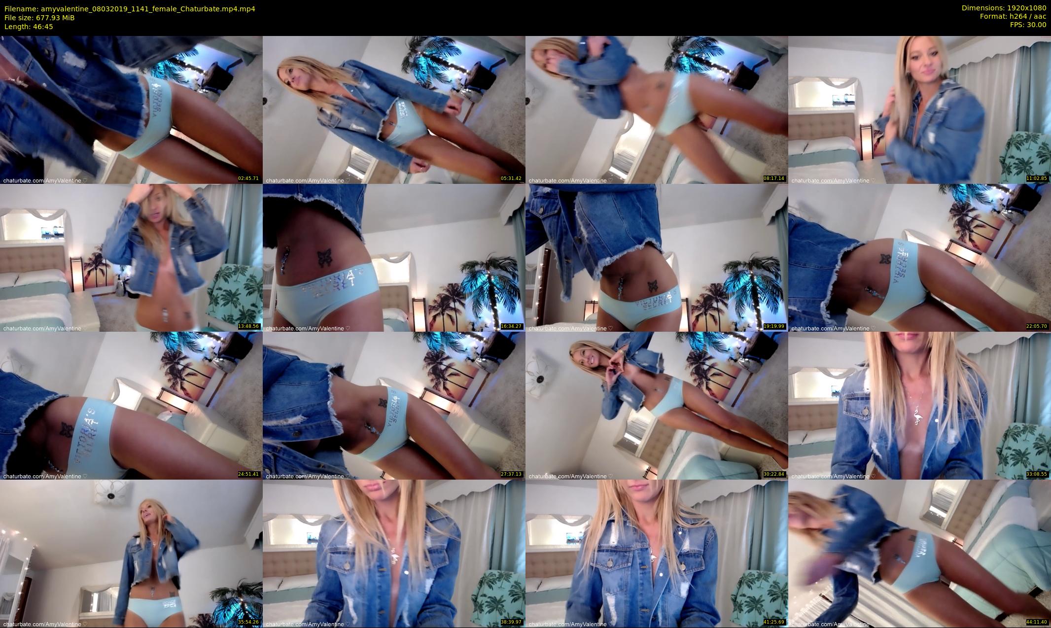 amyvalentine — 47 minute Chaturbate female cam show recording, 1080p, Mar 8, 2019