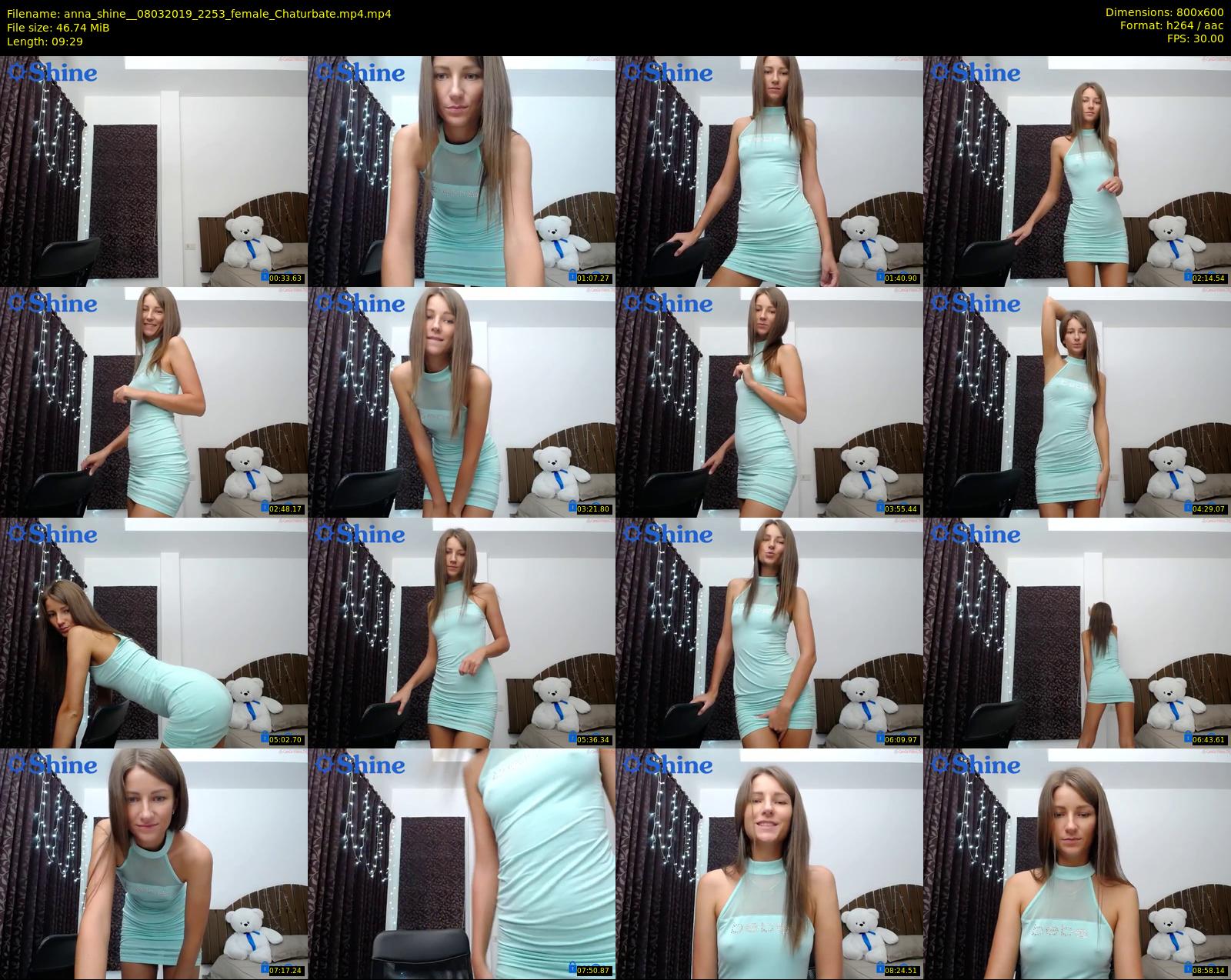 anna_shine_ — 10 minute Chaturbate female cam show recording, 480p, Mar 8, 2019