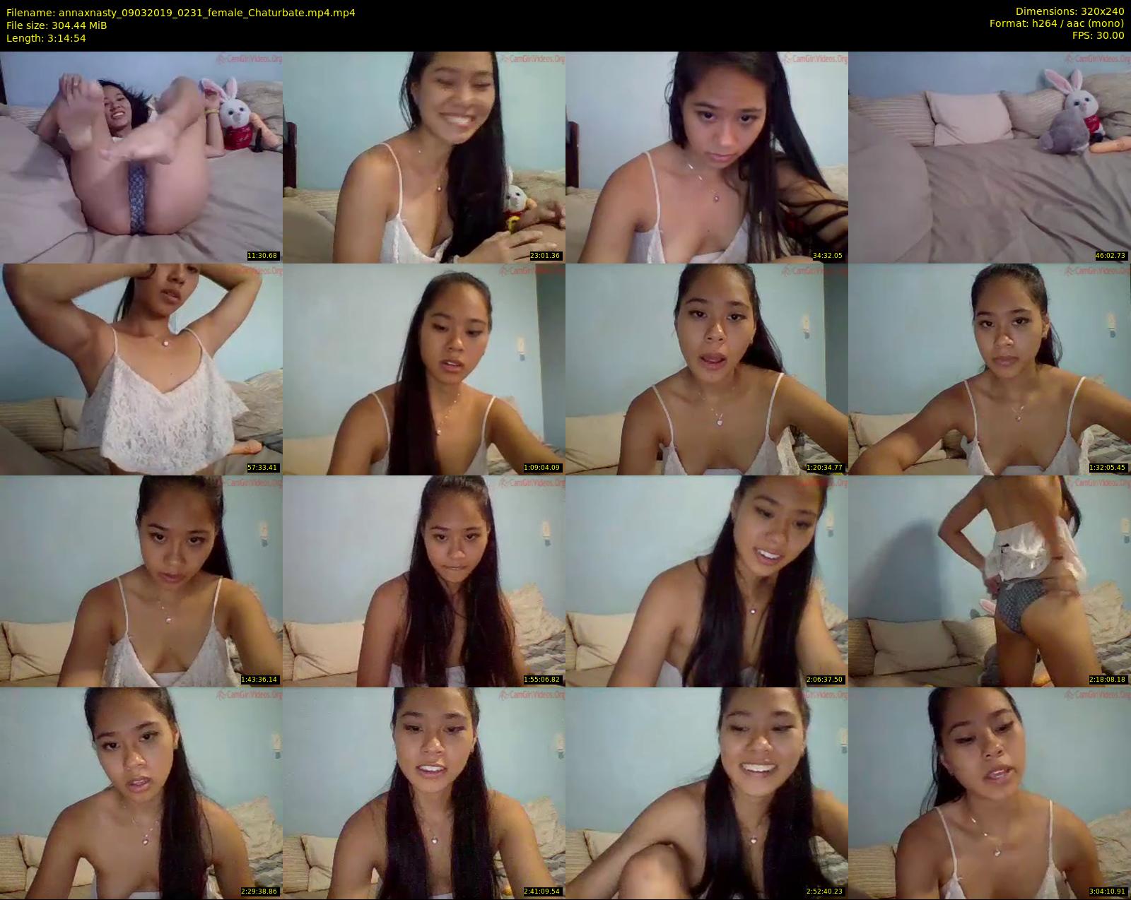annaxnasty — 195 minute Chaturbate female cam show recording, SD, Mar 9, 2019