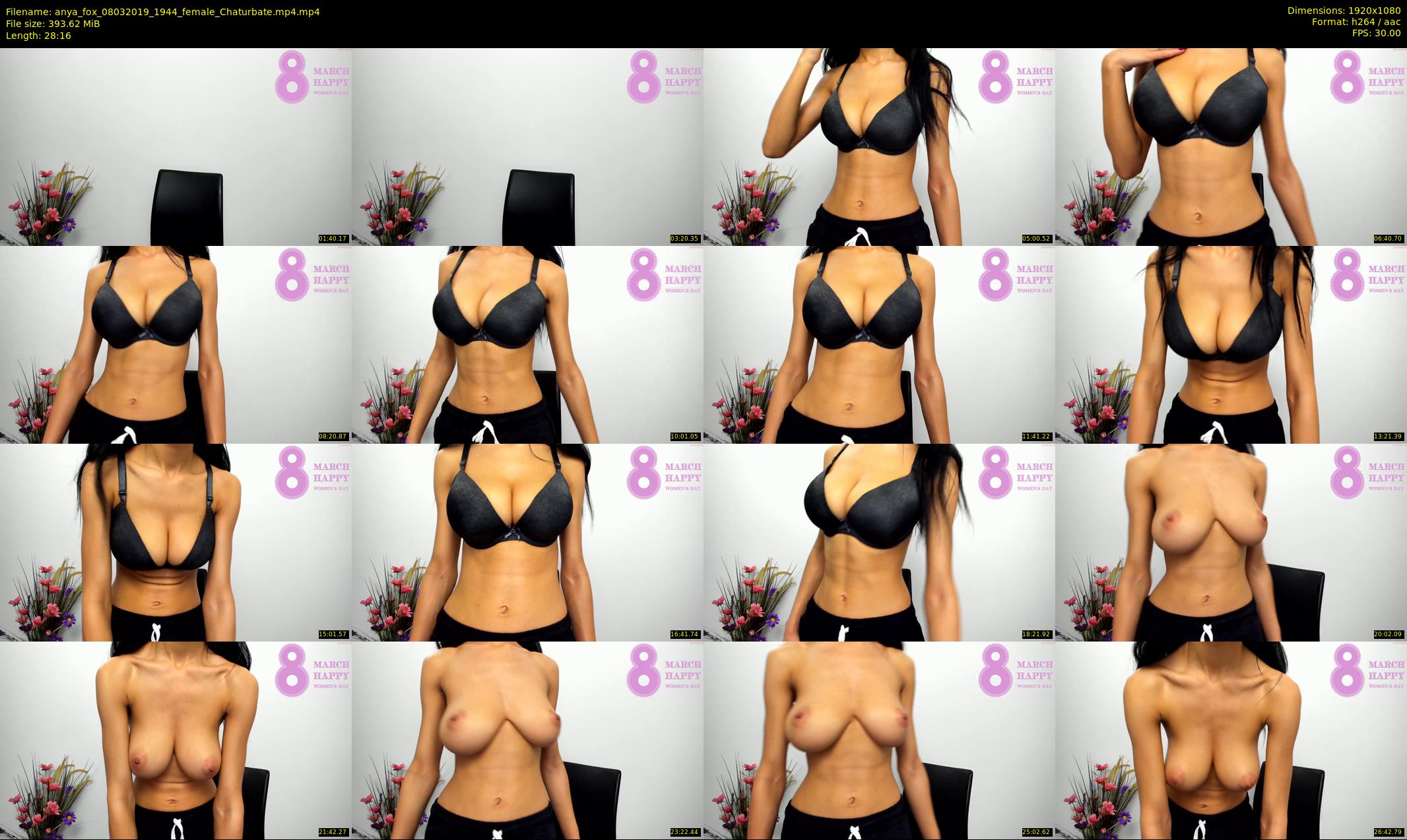 anya_fox — 29 minute Chaturbate female cam show recording, 1080p, Mar 8, 2019