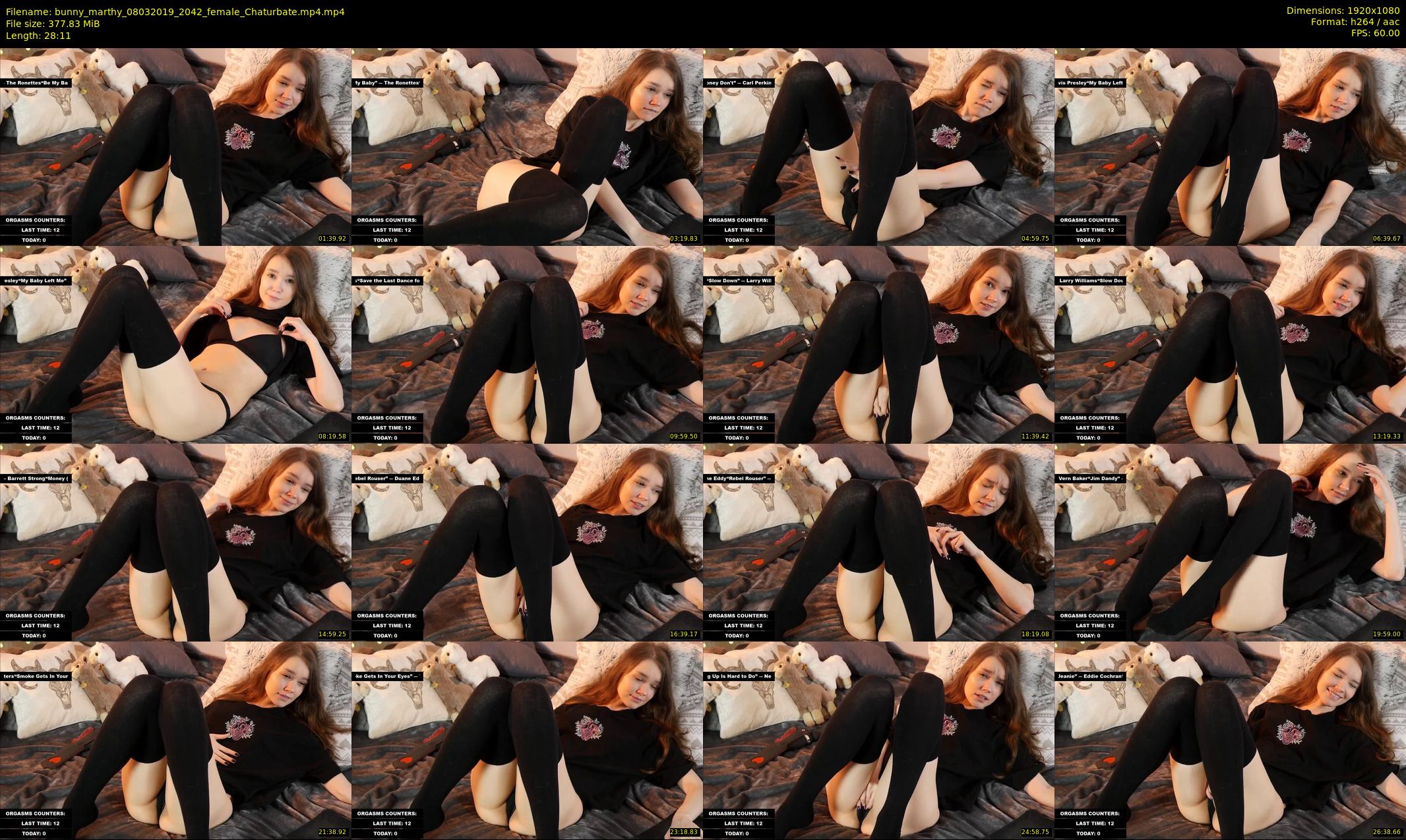 bunny_marthy — 29 minute Chaturbate female cam show recording, 1080p, Mar 8, 2019