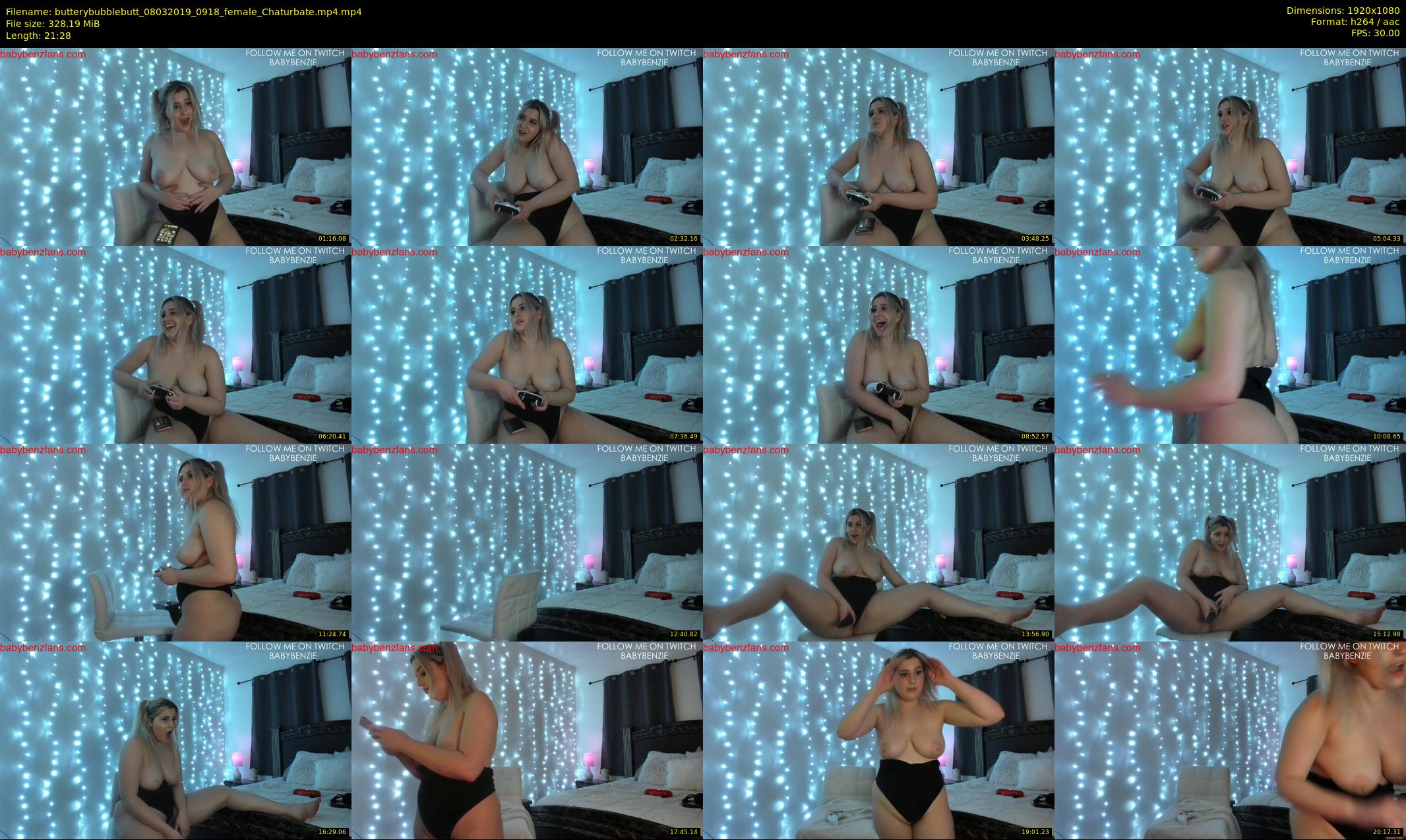 butterybubblebutt — 22 minute Chaturbate couple cam show recording, 1080p, Mar 8, 2019