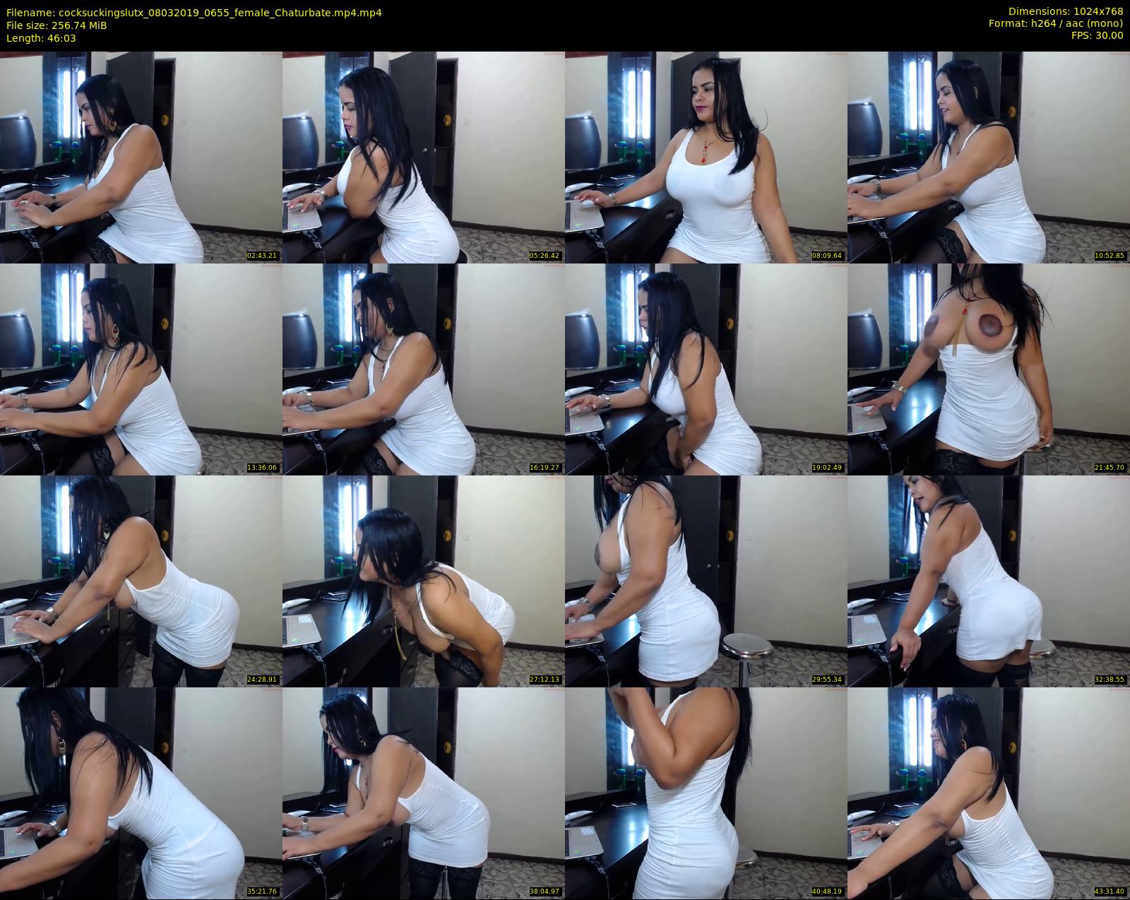 cocksuckingslutx — 47 minute Chaturbate female cam show recording, 720p, Mar 8, 2019