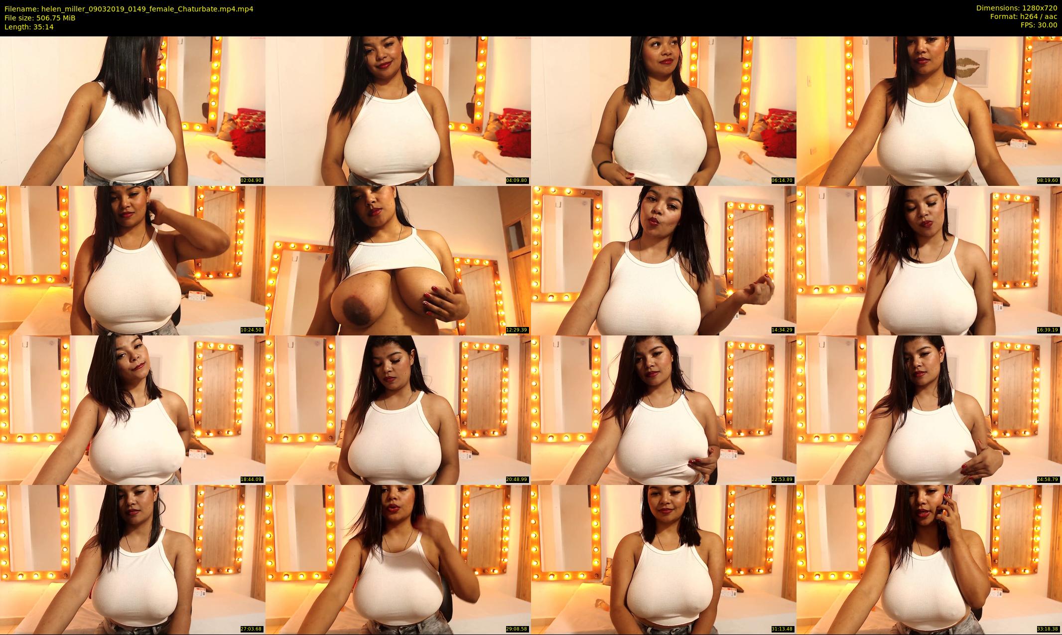 helen_miller — 36 minute Chaturbate female cam show recording, 720p, Mar 9, 2019