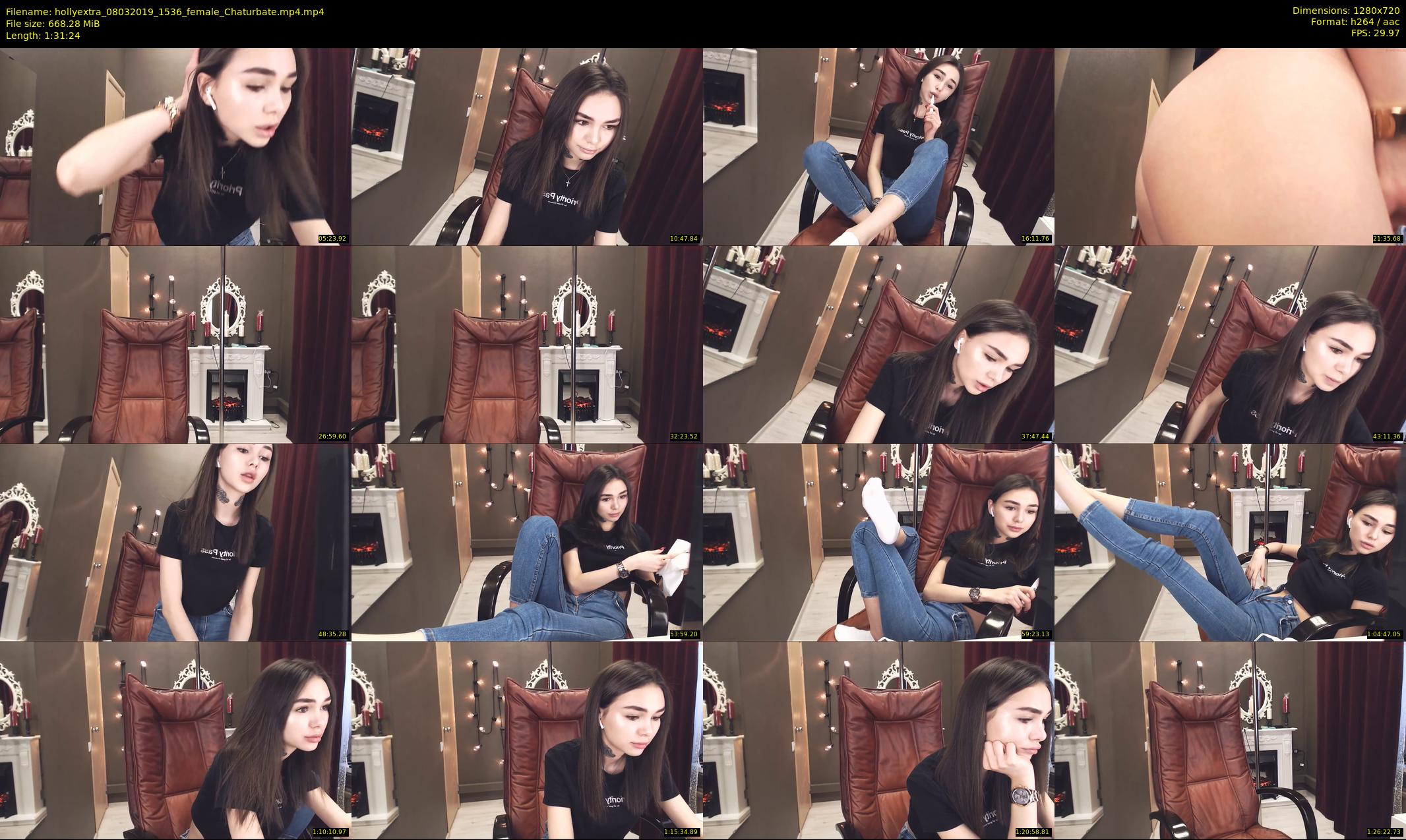 hollyextra — 92 minute Chaturbate female cam show recording, 720p, Mar 8, 2019