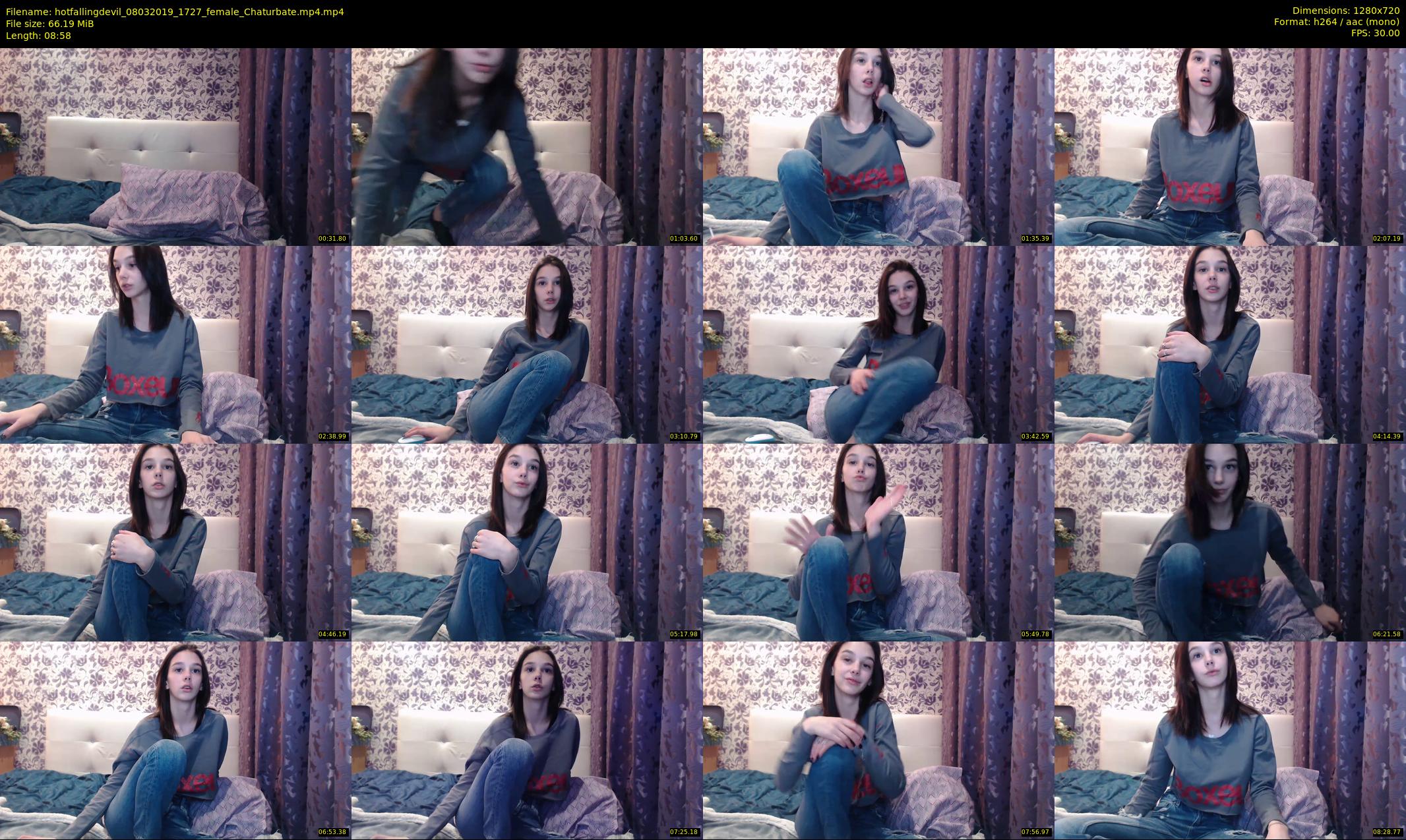 hotfallingdevil — 9 minute Chaturbate female cam show recording, 720p, Mar 8, 2019
