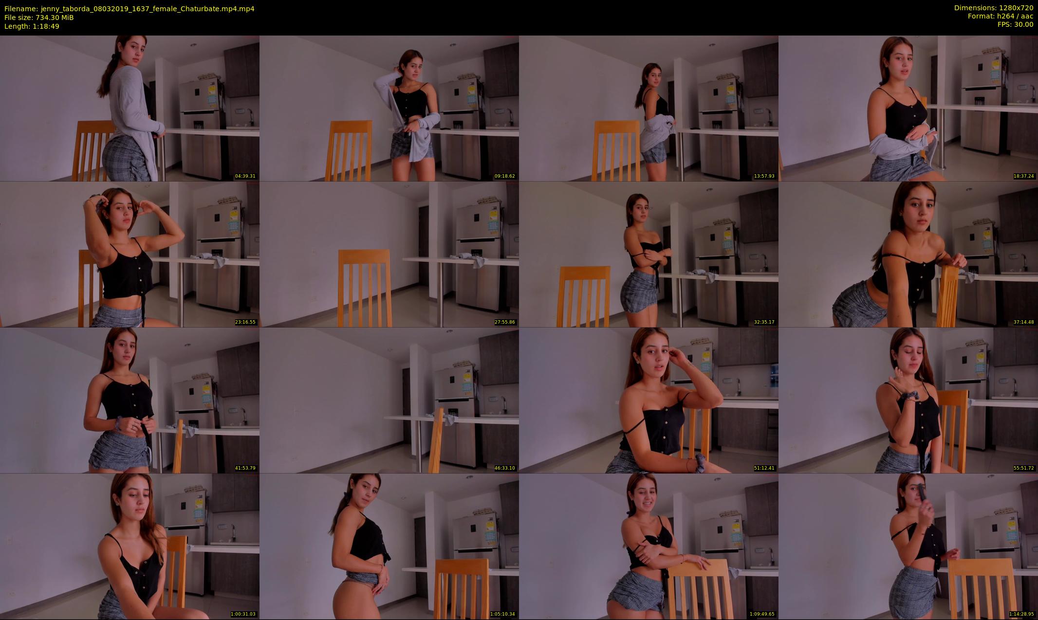 jenny_taborda — 79 minute Chaturbate female cam show recording, 720p, Mar 8, 2019