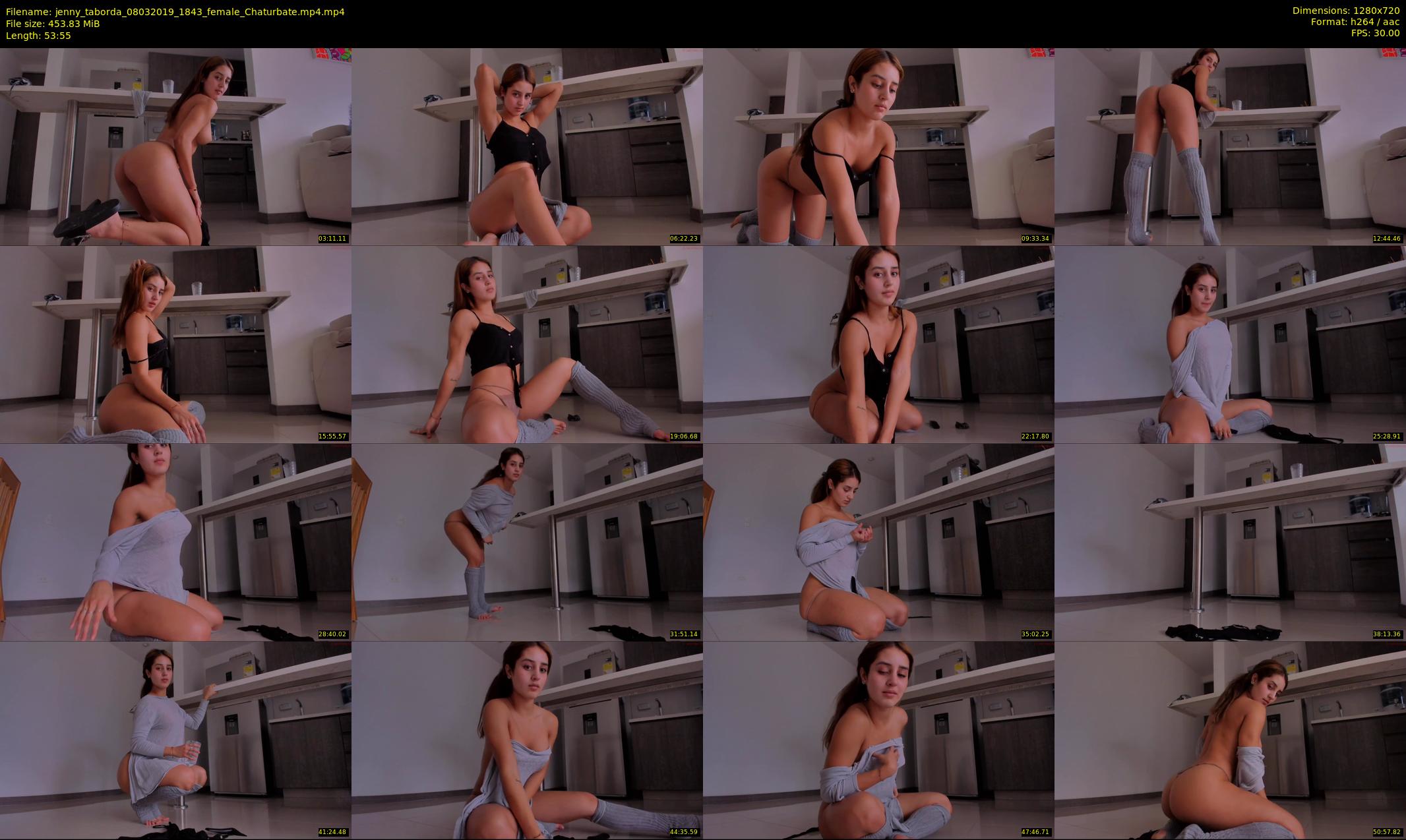 jenny_taborda — 54 minute Chaturbate female cam show recording, 720p, Mar 8, 2019