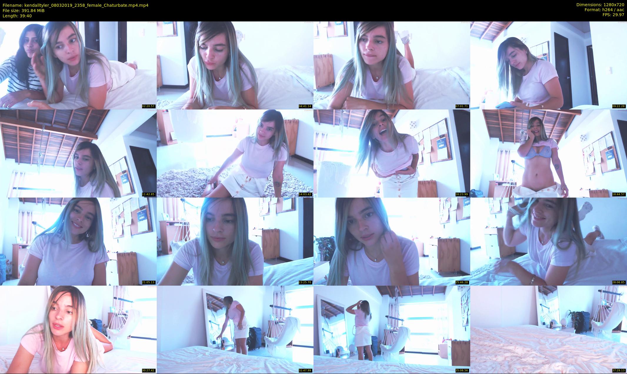 kendalltyler — 40 minute Chaturbate female cam show recording, 720p, Mar 8, 2019