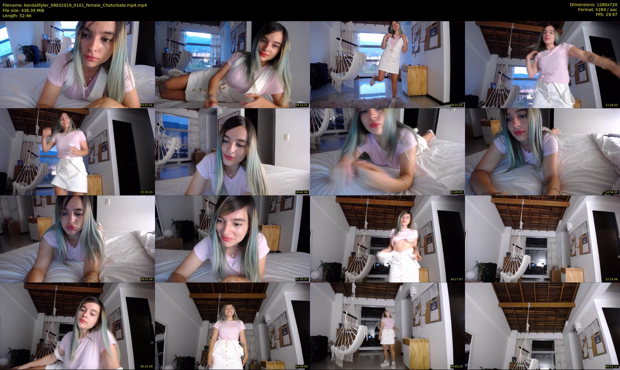 kendalltyler — 53 minute Chaturbate female cam show recording, 720p, Mar 9, 2019