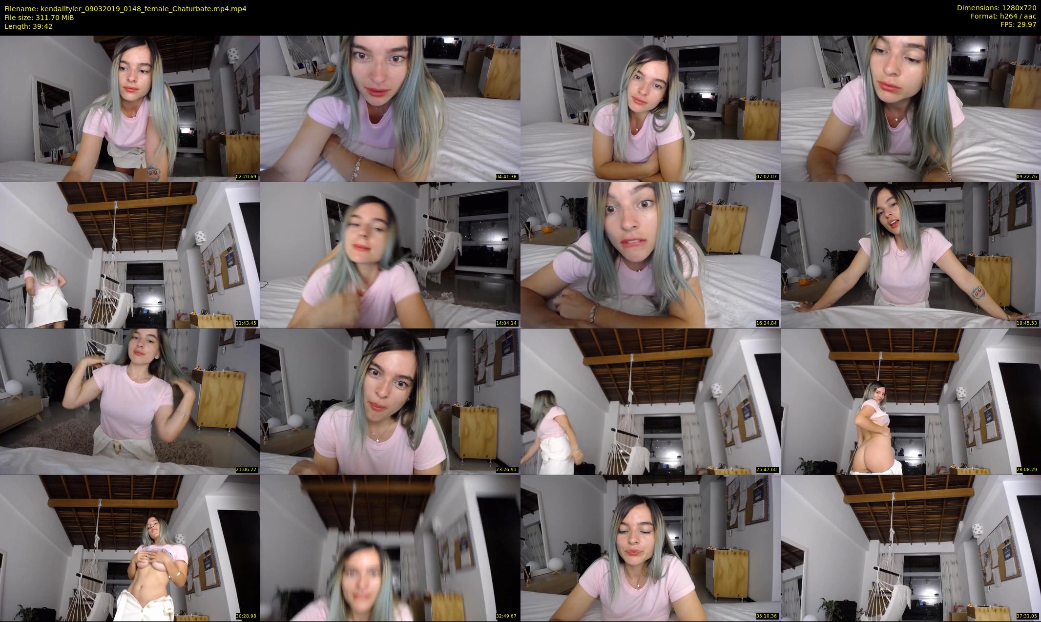 kendalltyler — 40 minute Chaturbate female cam show recording, 720p, Mar 9, 2019