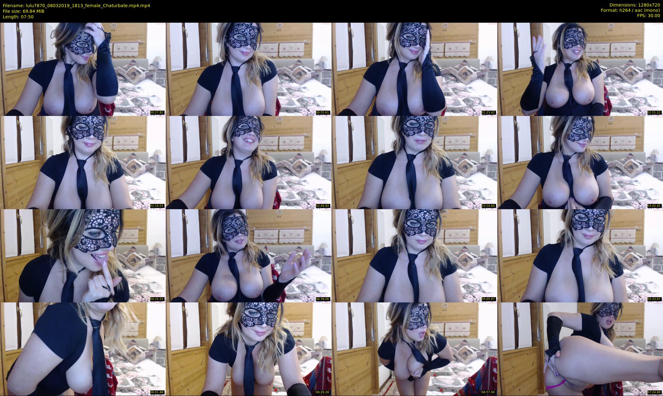 lulu7870 — 8 minute Chaturbate female cam show recording, 720p, Mar 8, 2019