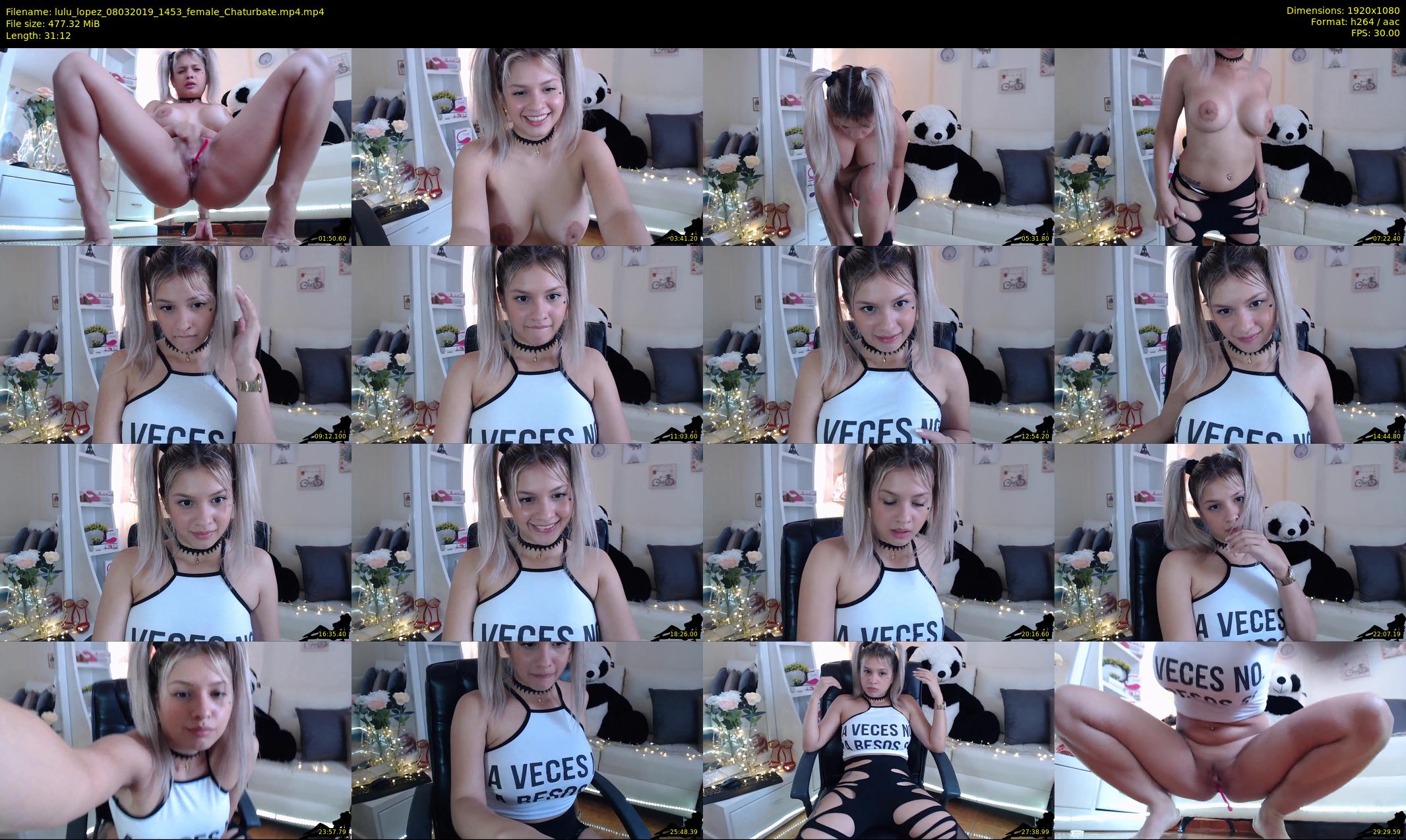 lulu_lopez — 32 minute Chaturbate female cam show recording, 1080p, Mar 8, 2019