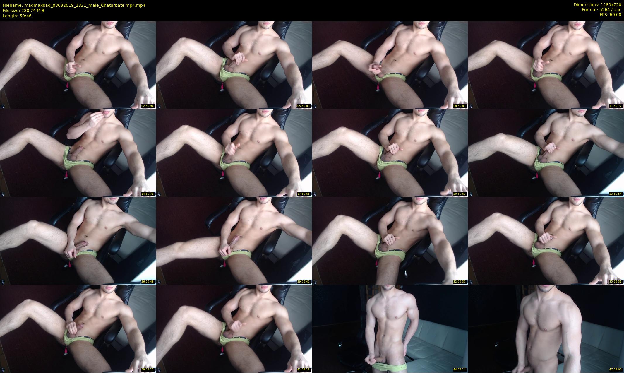 madmaxbad — 51 minute Chaturbate male cam show recording, 720p, Mar 8, 2019