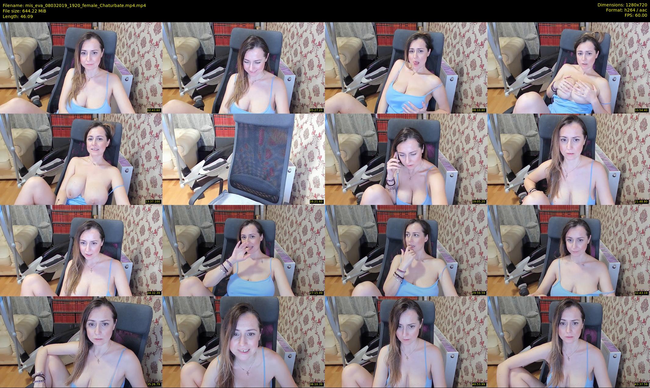 mis_eva — 47 minute Chaturbate female cam show recording, 720p, Mar 8, 2019