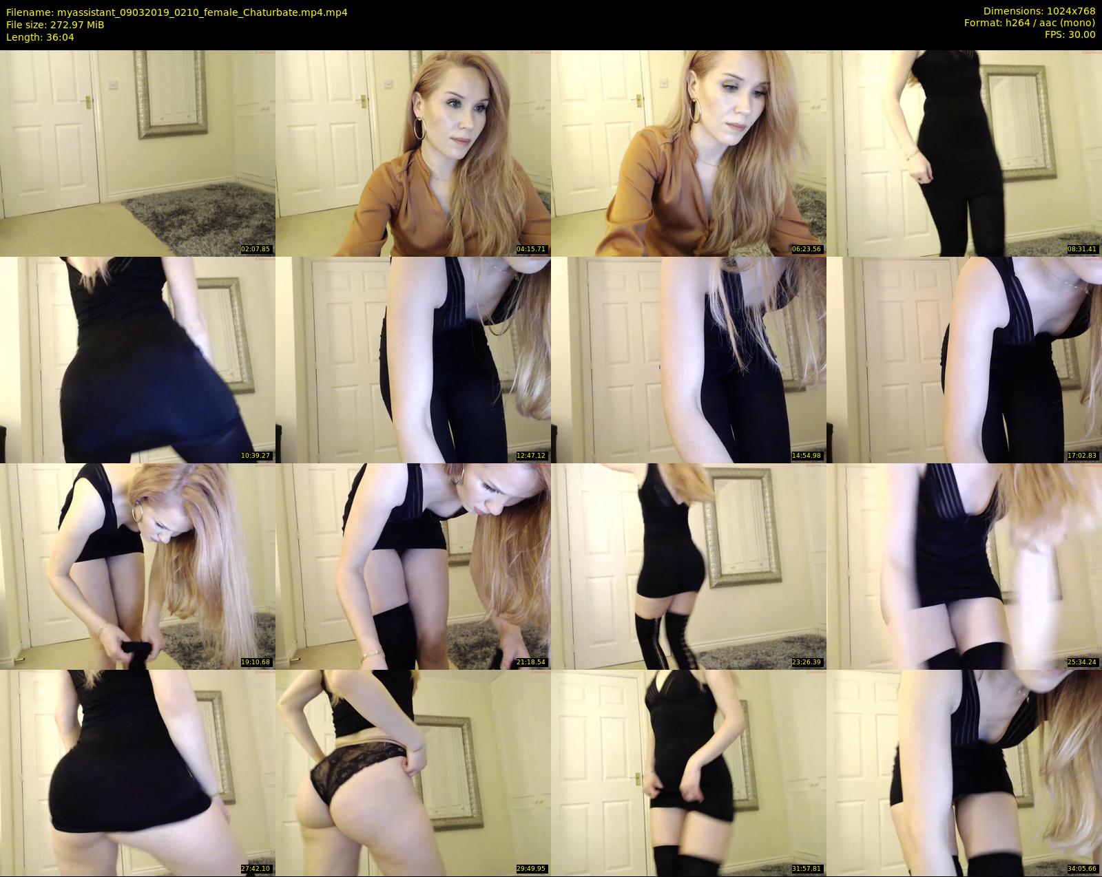 myassistant — 37 minute Chaturbate female cam show recording, 720p, Mar 9, 2019